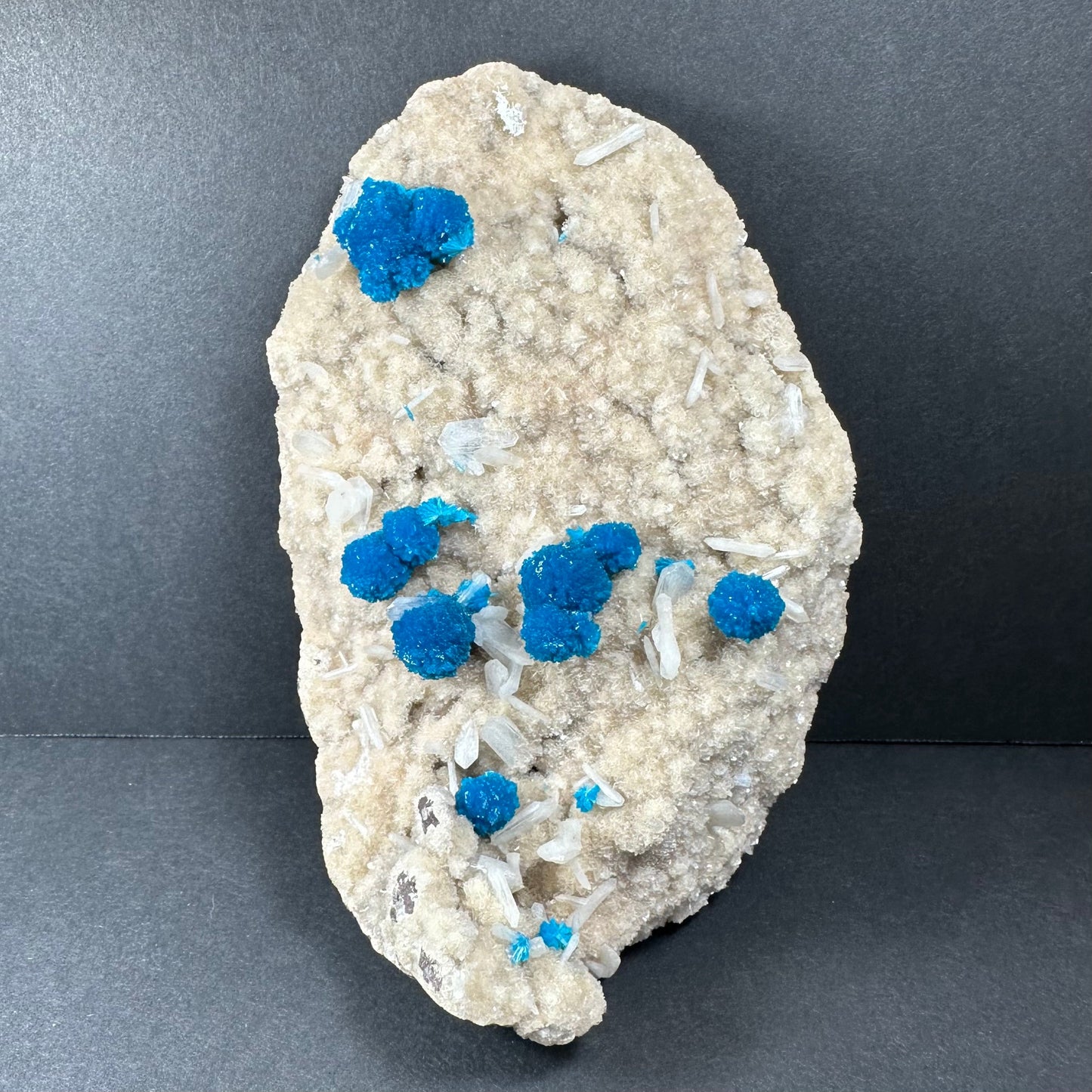 Cavansite with Stilbite on Matrix Maharashtra, Pune, India