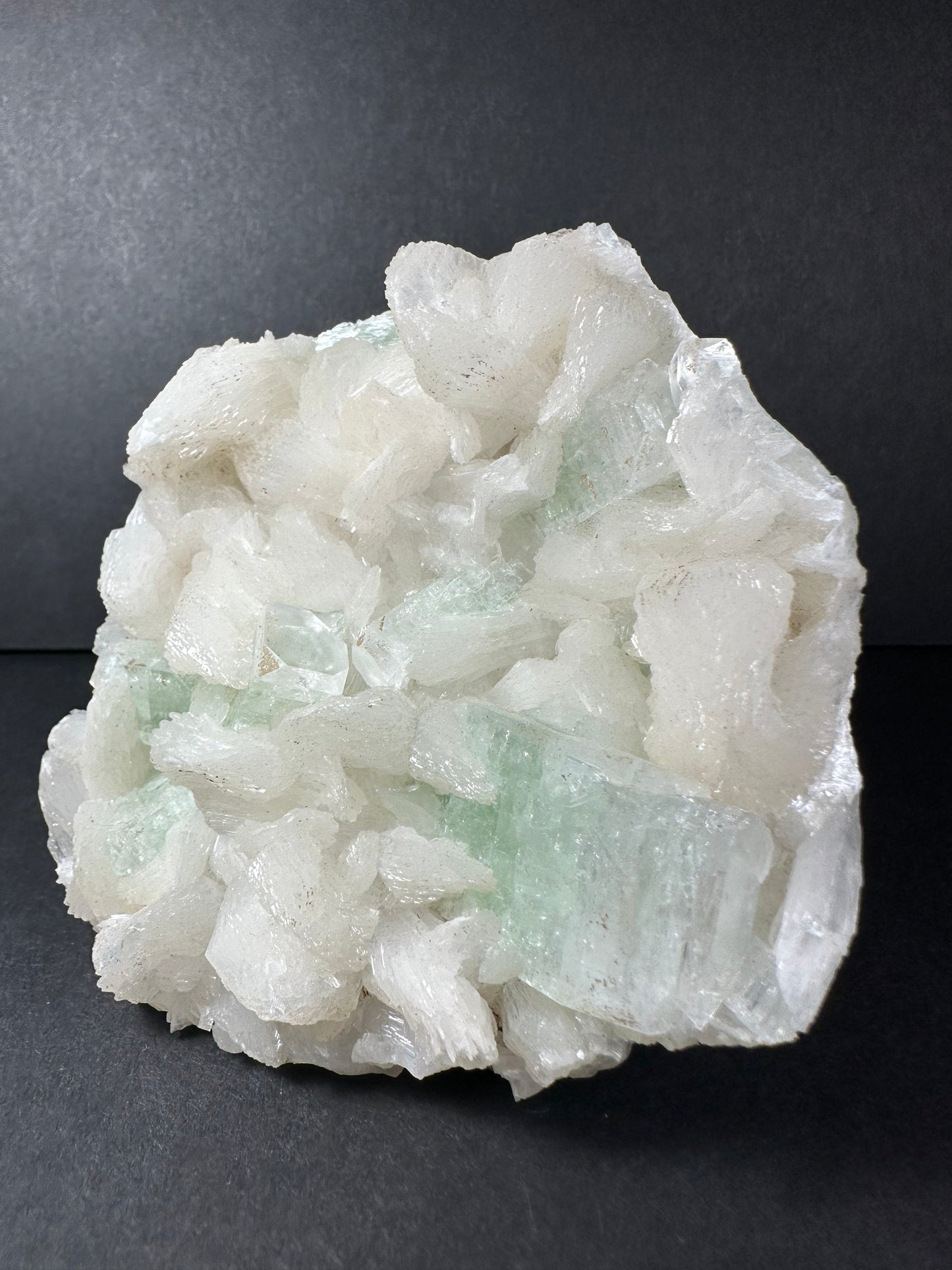 Light Green Apophyllite with Stilbite 260g