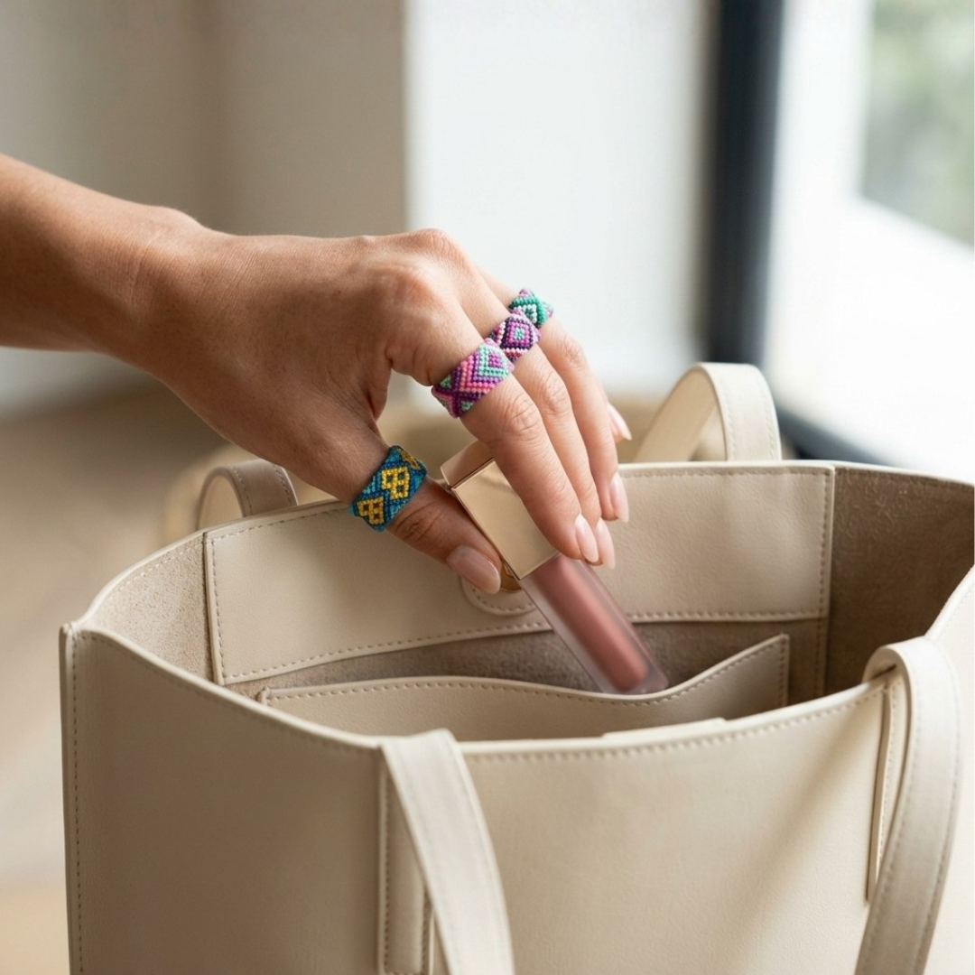 Friendship Ring | Handmade Fair Trade Macramé Ring from Mexico
