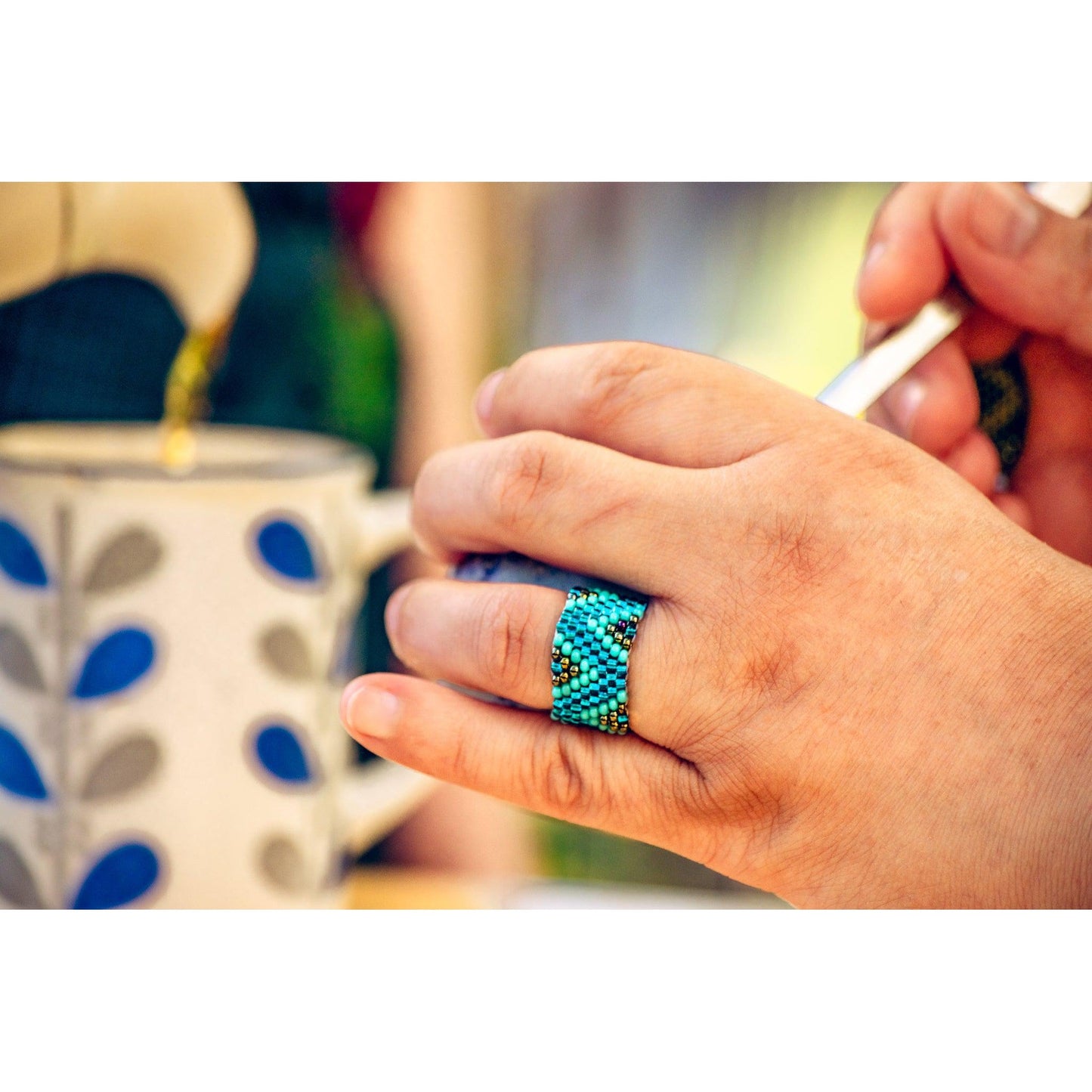 Tania Seed Bead Ring (Assorted) - Guatemala
