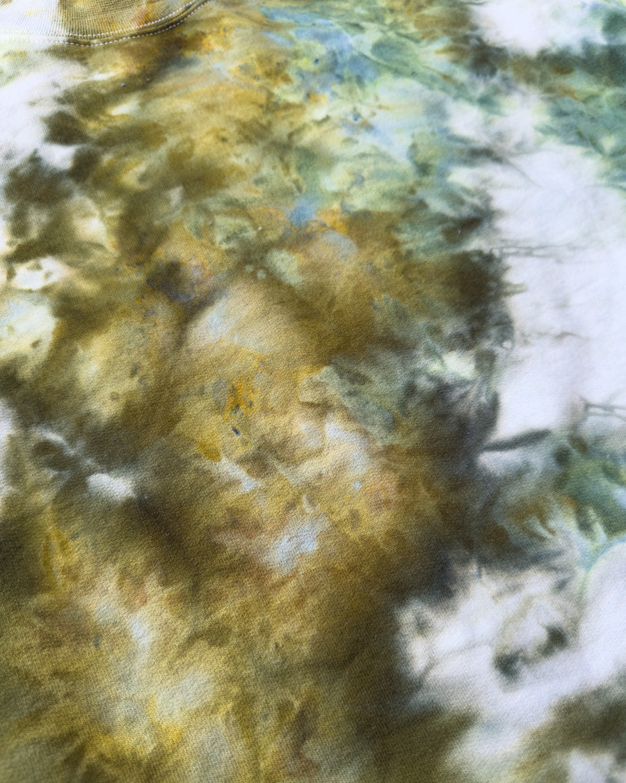 Ice-Dyed 90/10 Sweatshirt – Tree Moss
