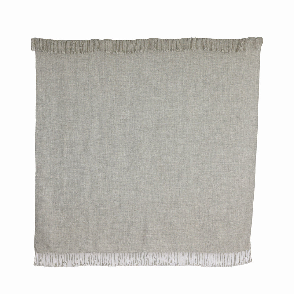 Handloomed 100% Undyed Alpaca Graphite Baby Alpaca Throw Blanket From Peru - Wasi Collection