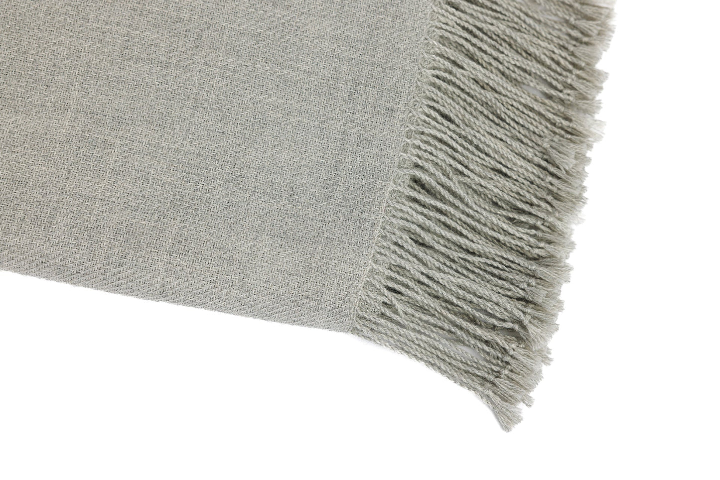 Handloomed 100% Undyed Alpaca Graphite Baby Alpaca Throw Blanket From Peru - Wasi Collection