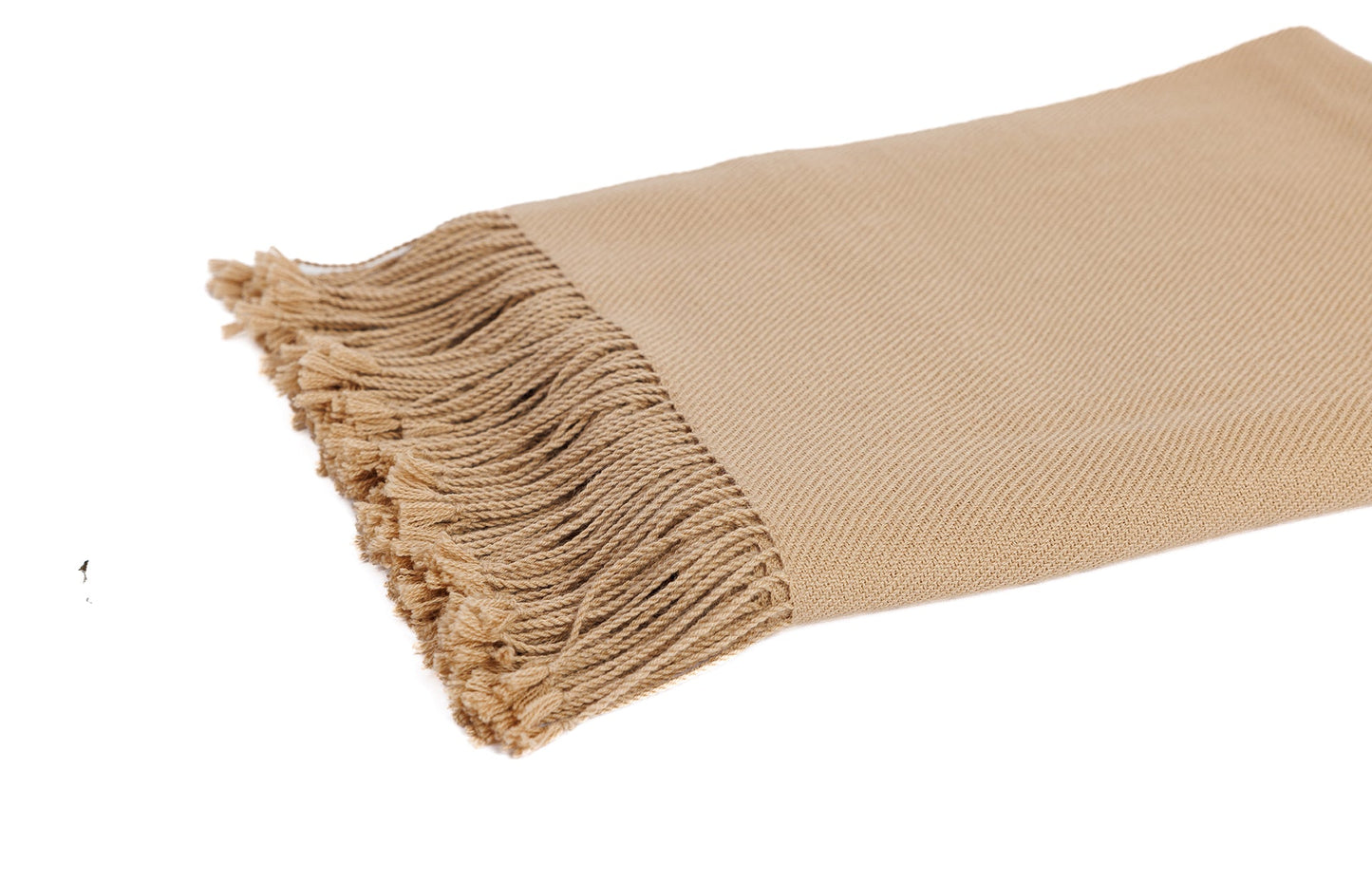 Handloomed Undyed 100% Baby Alpaca - Rich Brown Throw Blanket From Peru - Wasi Collection