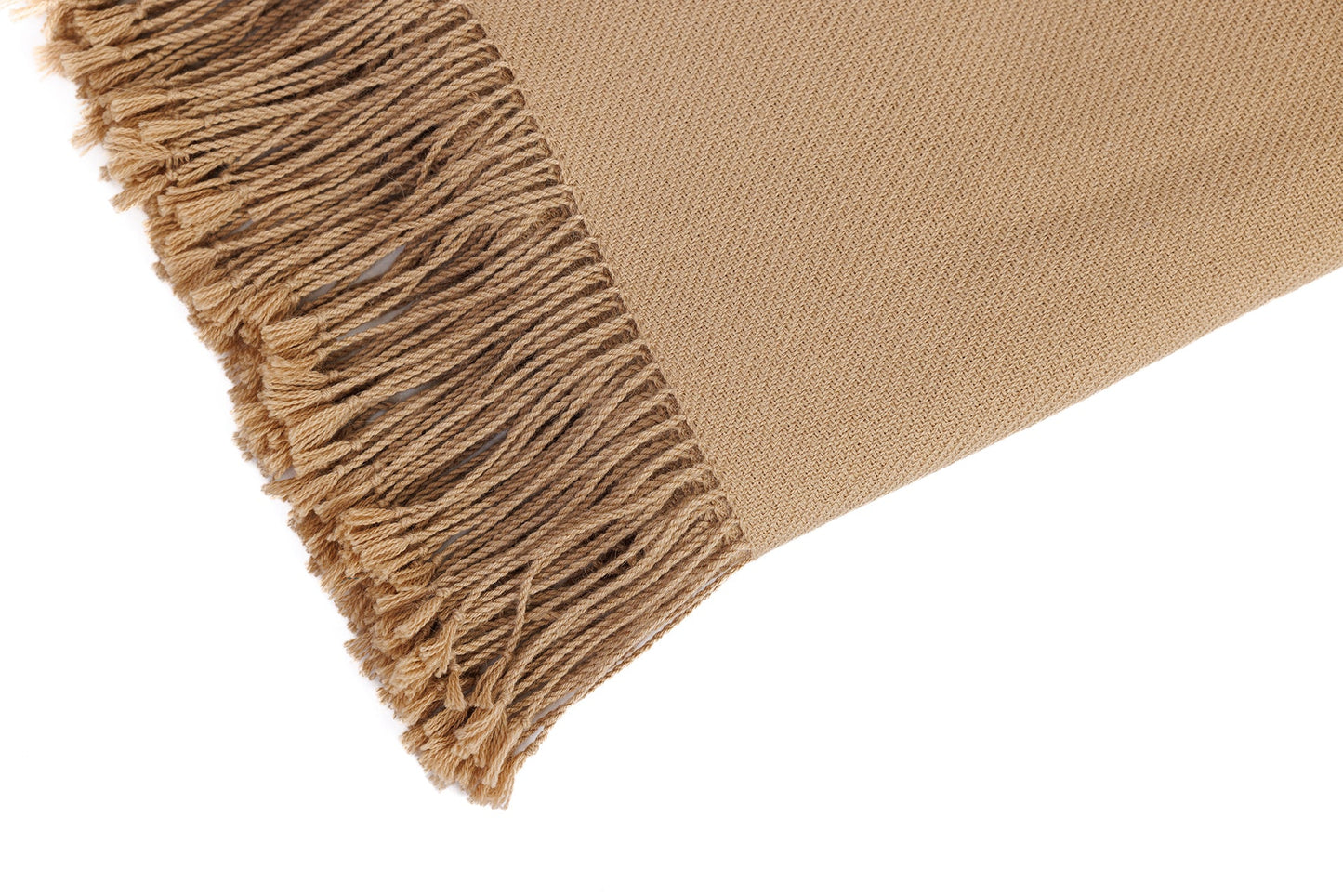 Handloomed Undyed 100% Baby Alpaca - Rich Brown Throw Blanket From Peru - Wasi Collection
