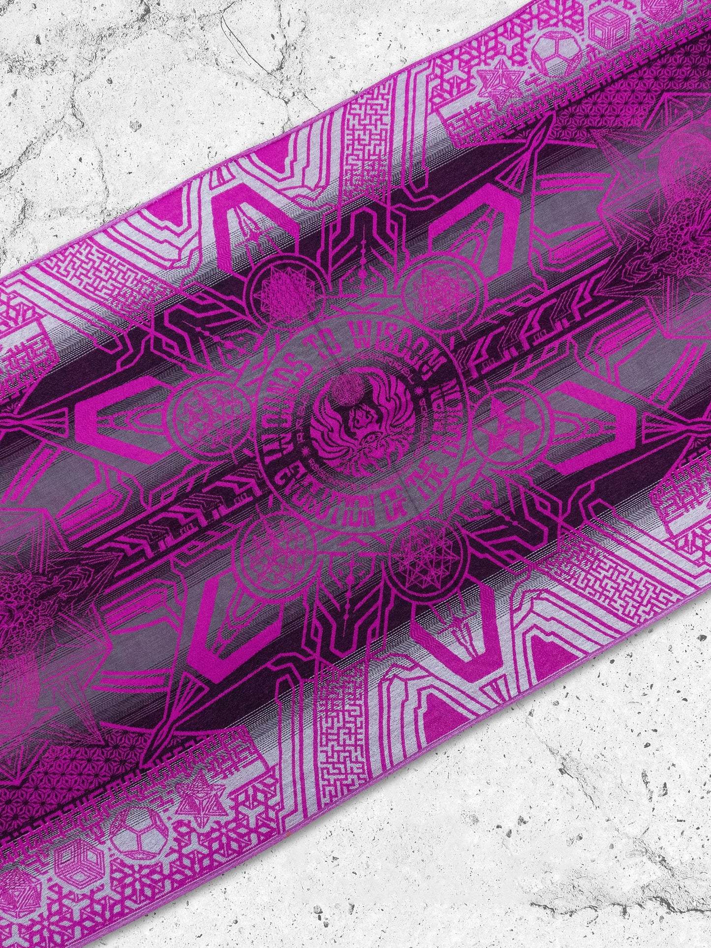 WOUNDS TO WISDOM ✦ Pink Gradient Festival Shawl