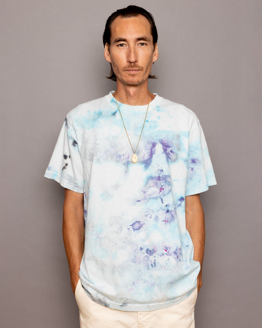 Ice-Dyed 90s Tee – Water