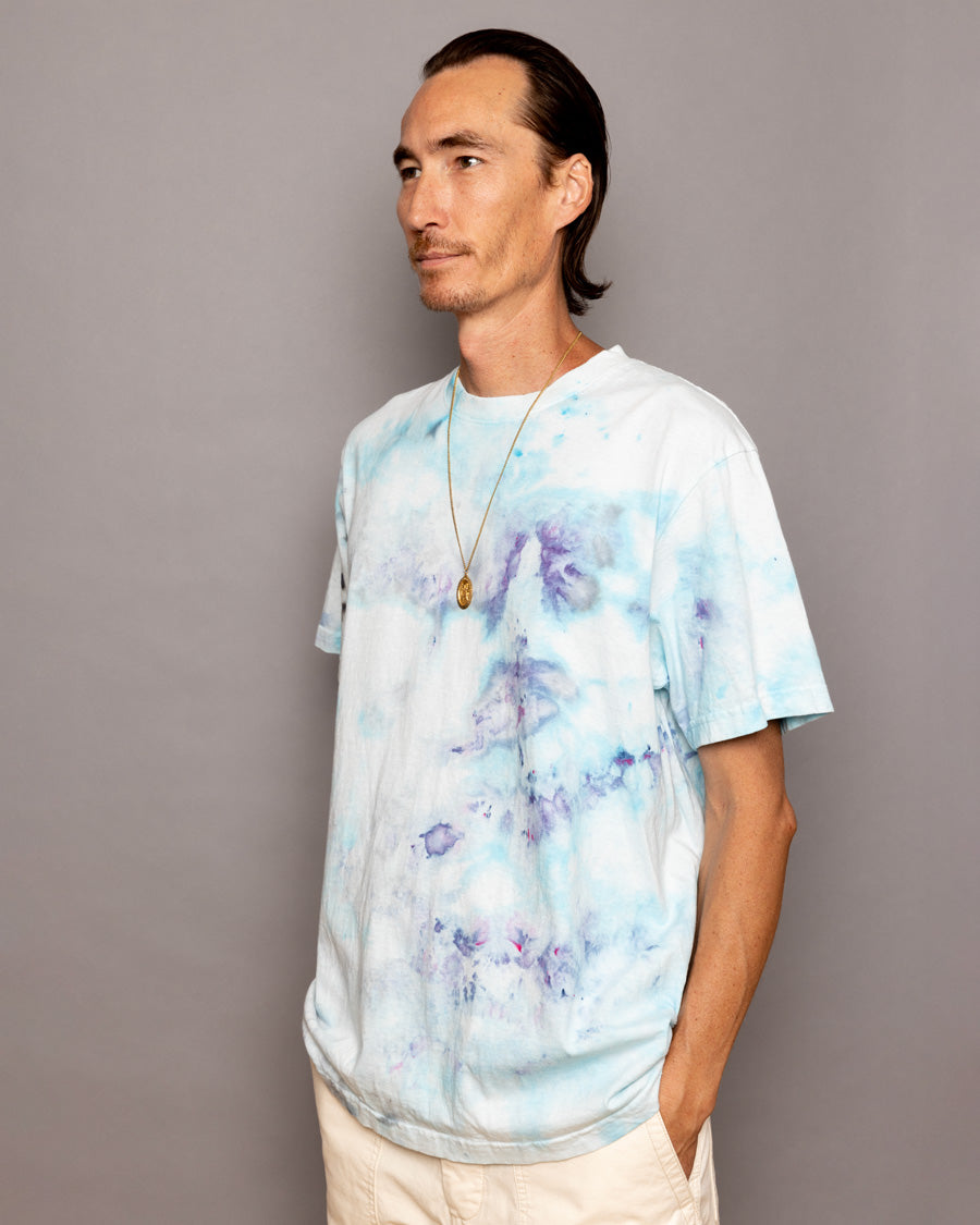 Ice-Dyed 90s Tee – Water