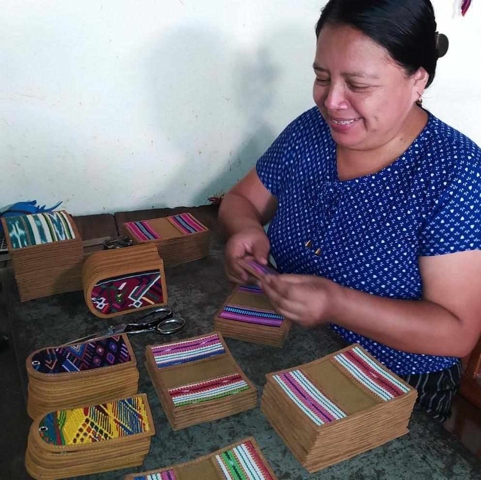 Huipil Up-cycled Textile Luggage Bag Tag - Guatemala