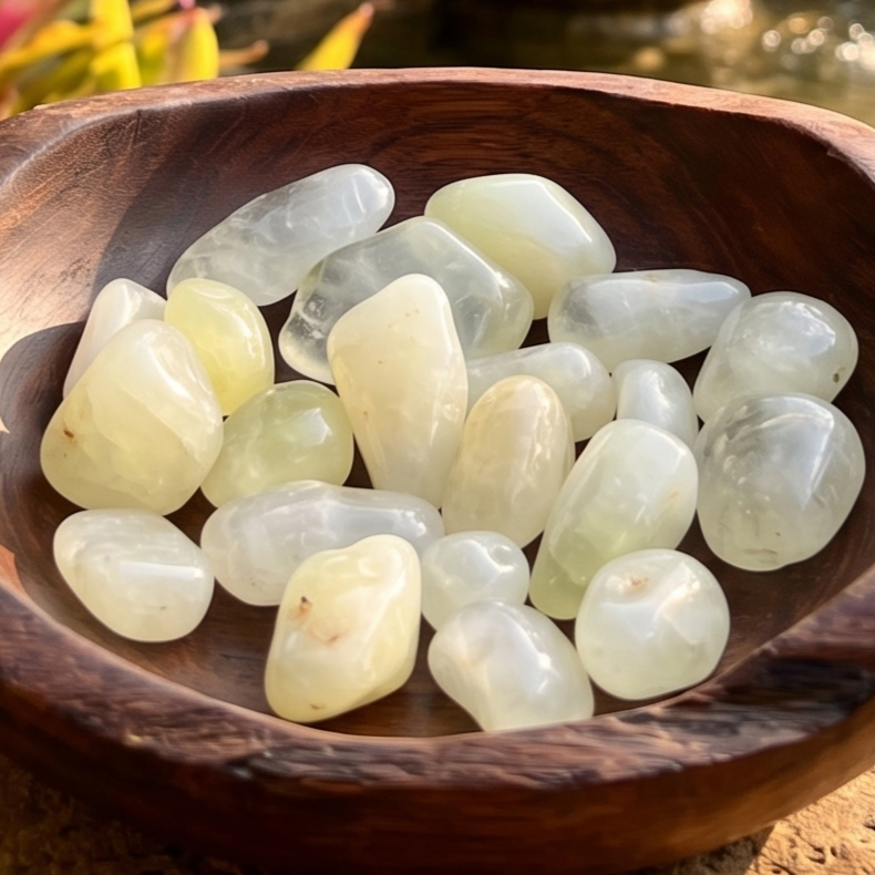 Yellow Quartz Crystal Tumbled Stones (By The Piece or Pound)