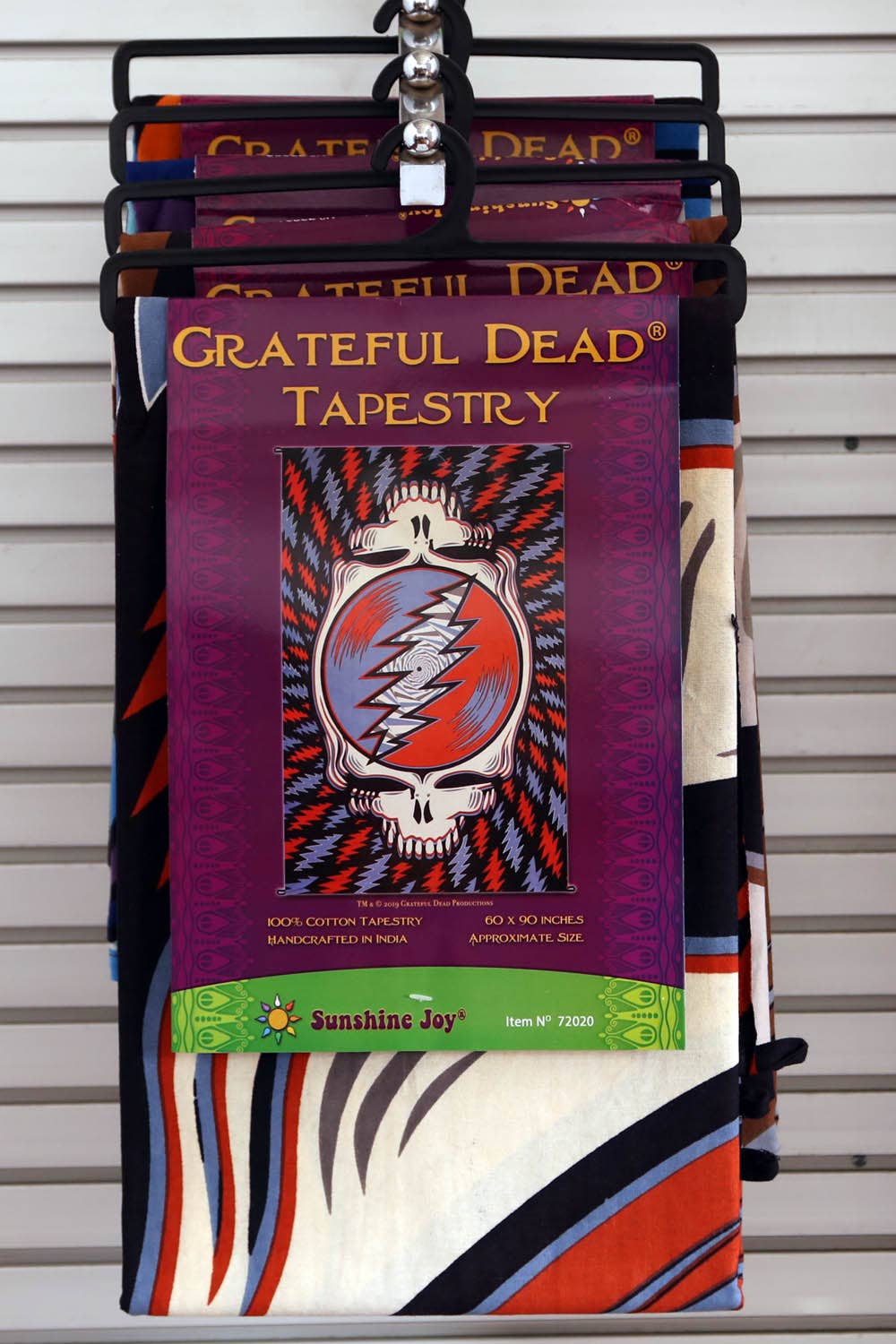3D Grateful Dead Tapestry Spin Your Face Tapestries Packaged: 60x90 inches