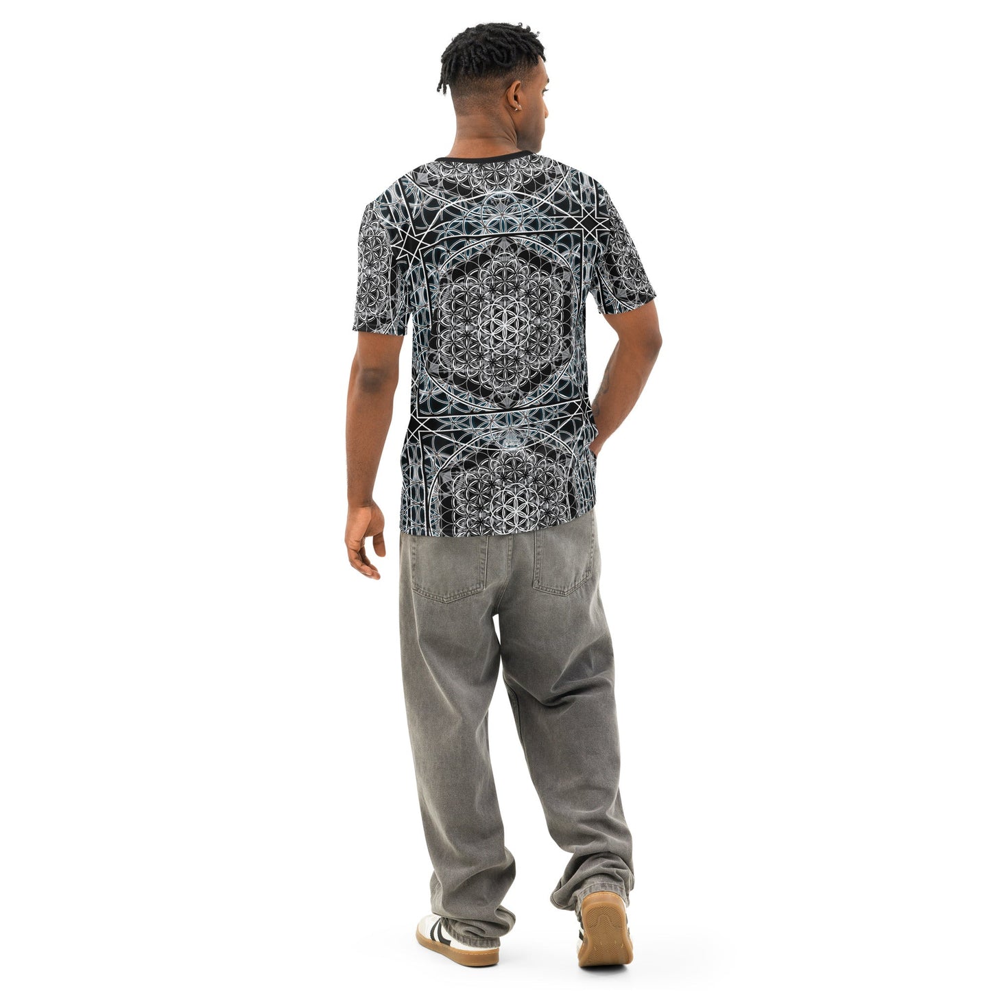Resonant Architect | Geometry Tee | Men’s Cotton Crew Neck AOP T-shirt