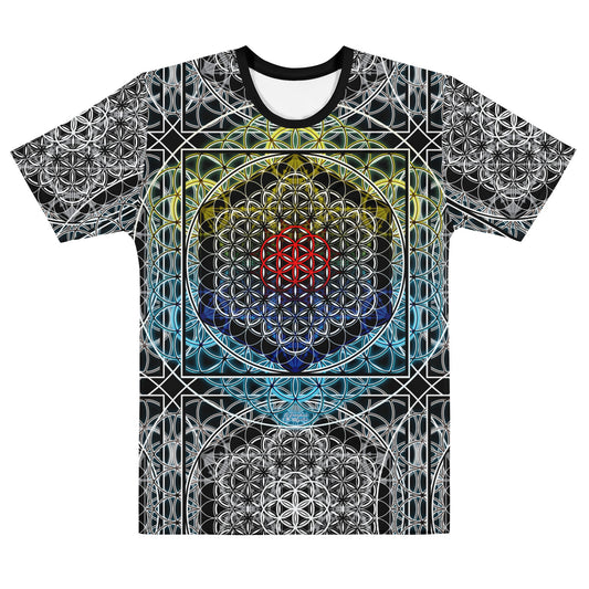 Resonant Architect | Geometry Tee | Men’s Cotton Crew Neck AOP T-shirt