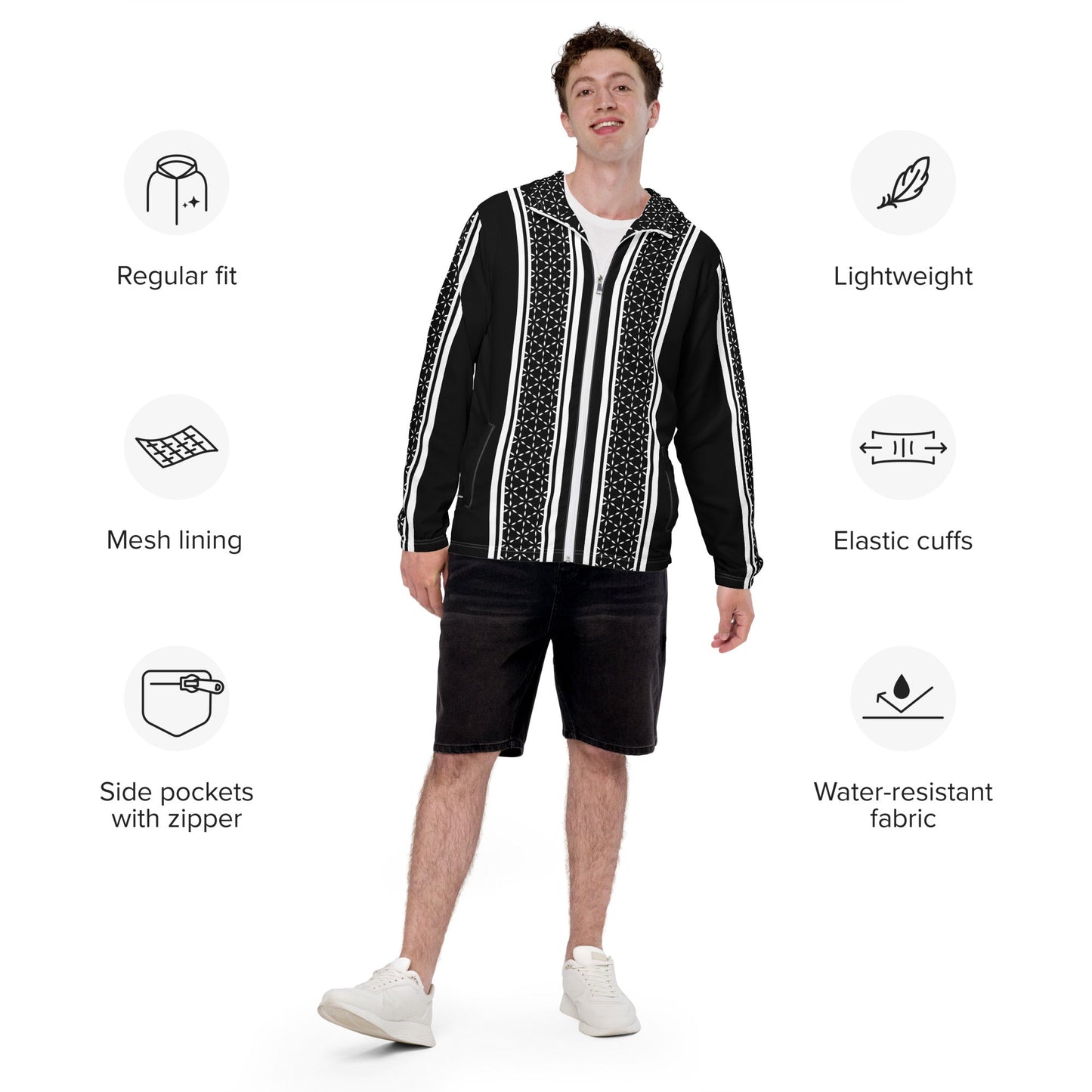 Sacred Stripes | Men’s Windbreaker