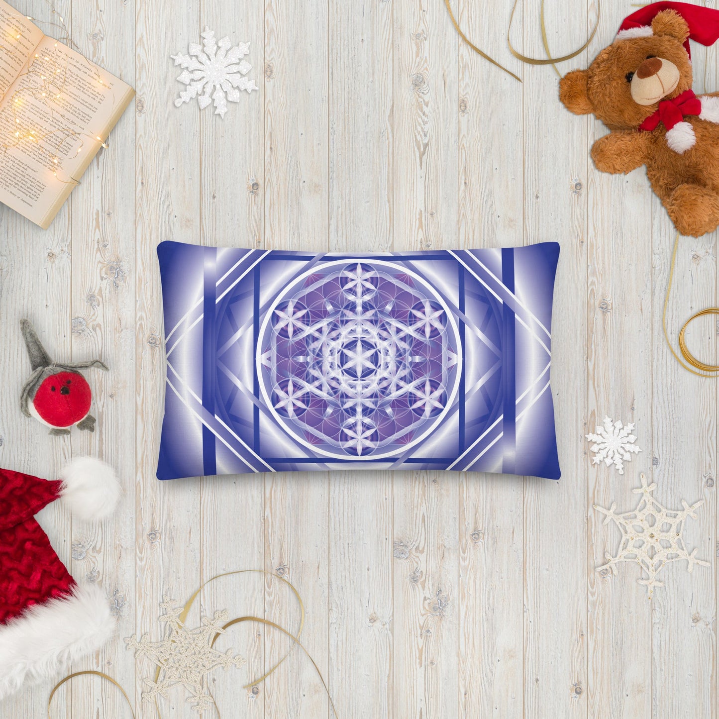 Melchizedek — Premium Pillow (Indigo/Blue)