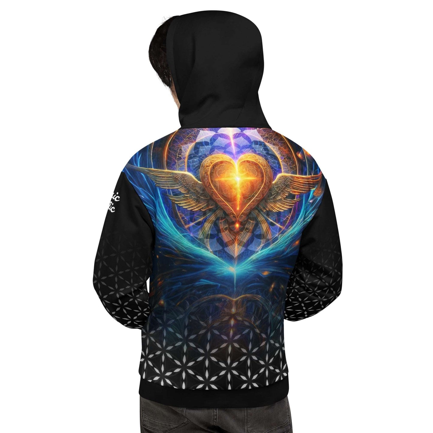 Mystic Wings Sacred Geometry Unisex Hoodie
