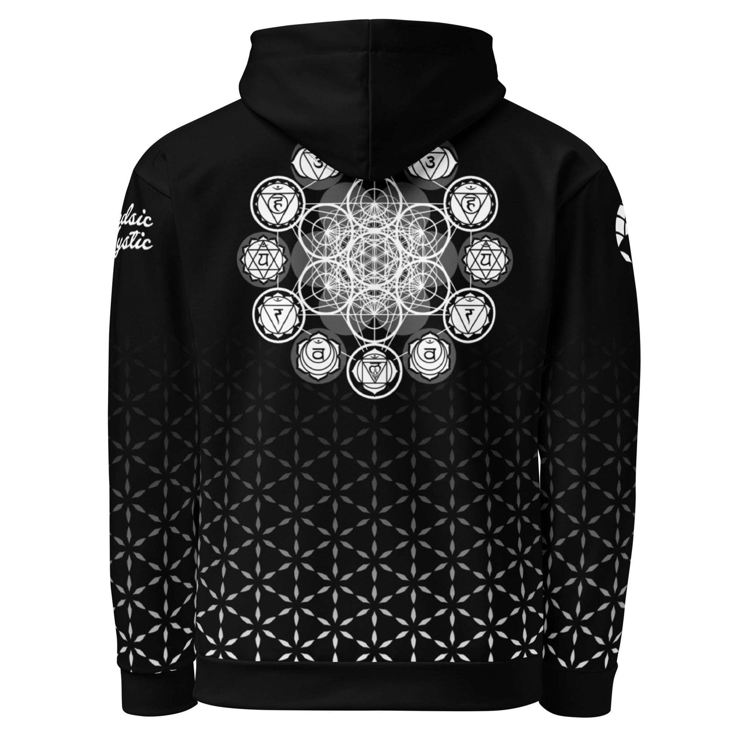 Great Skots | Unisex Cosmic Plaid Sacred Geometry Hoodie