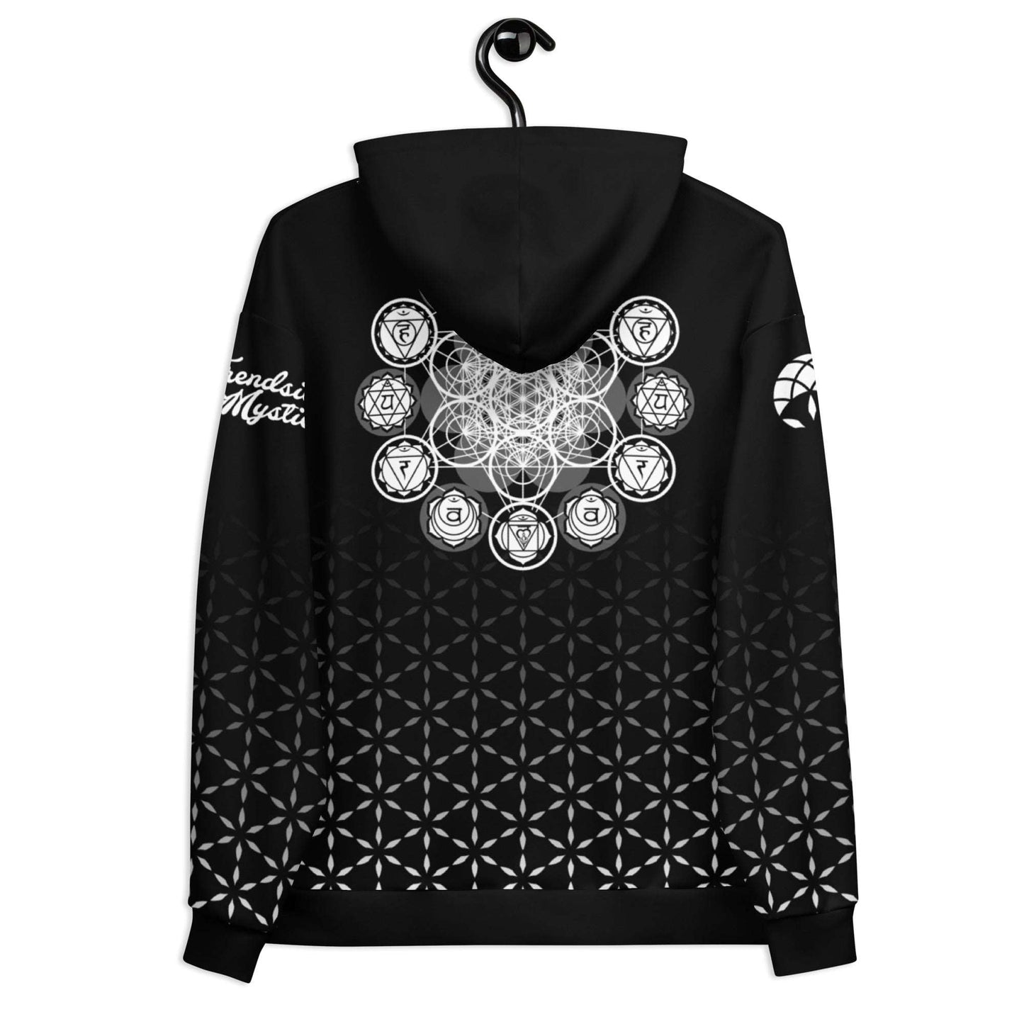 Great Skots | Unisex Cosmic Plaid Sacred Geometry Hoodie