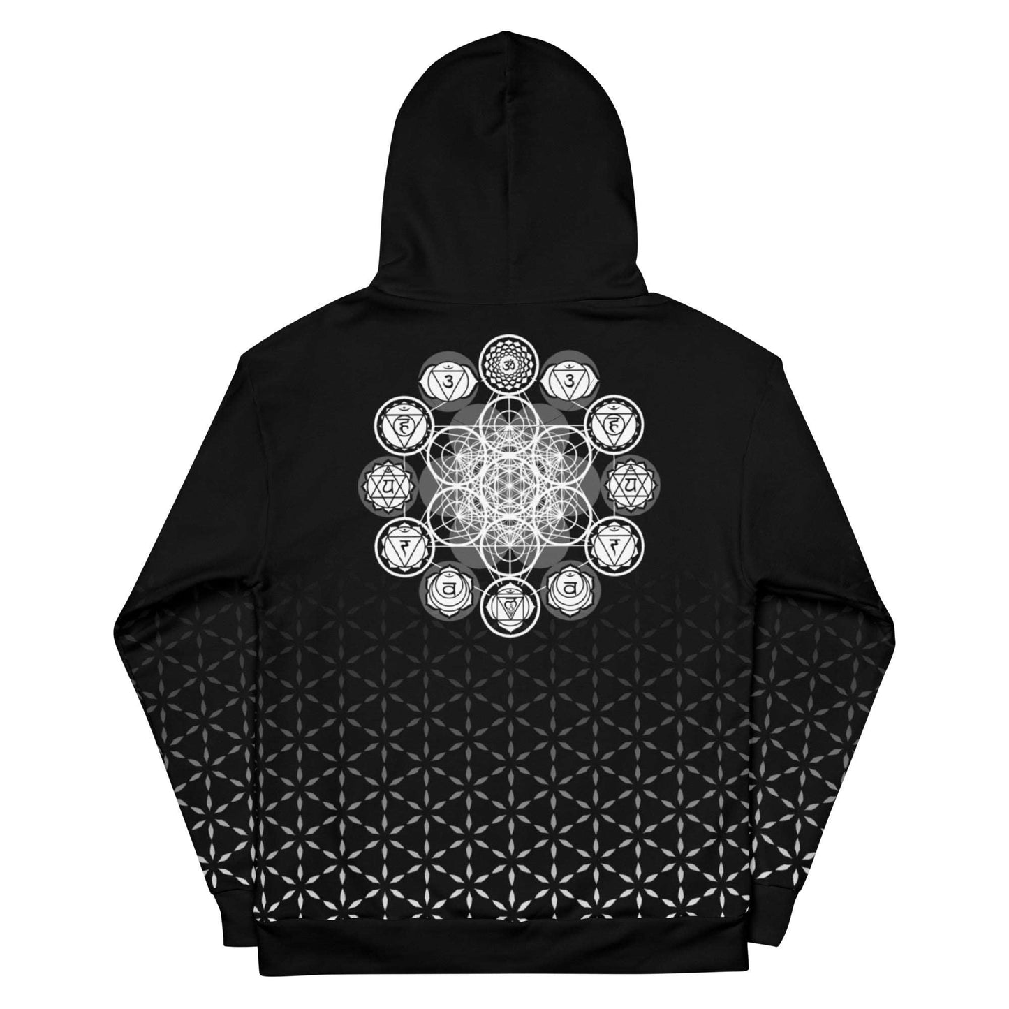 Great Skots | Unisex Cosmic Plaid Sacred Geometry Hoodie