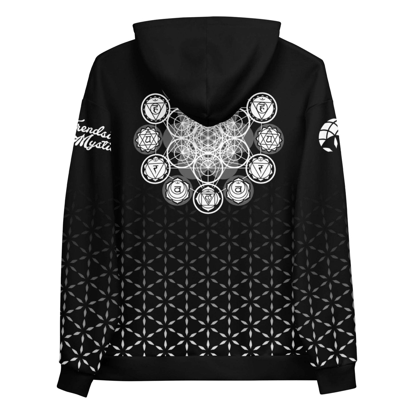Great Skots | Unisex Cosmic Plaid Sacred Geometry Hoodie
