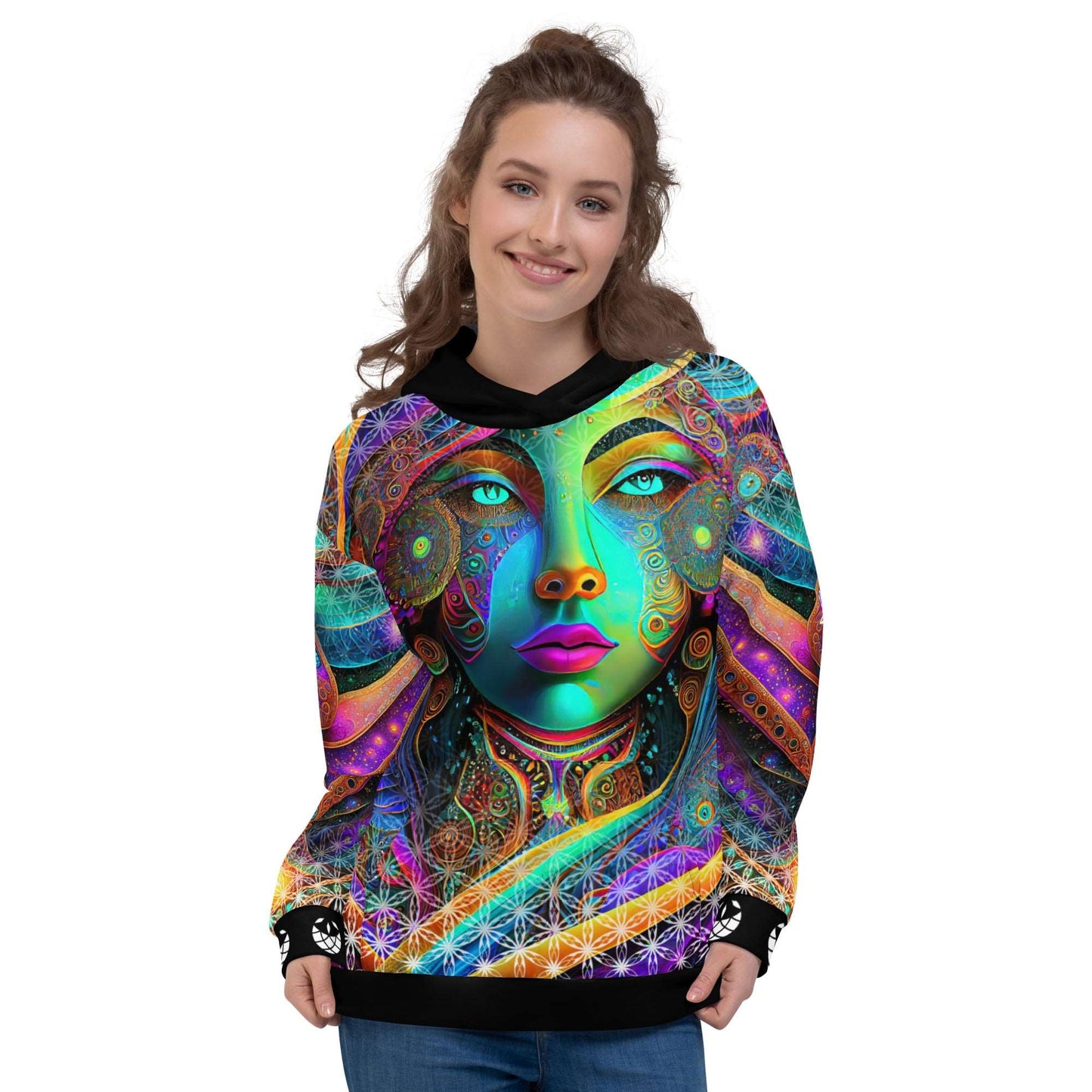 Cosmic DNA Restoration Sacred Geometry Unisex Hoodie