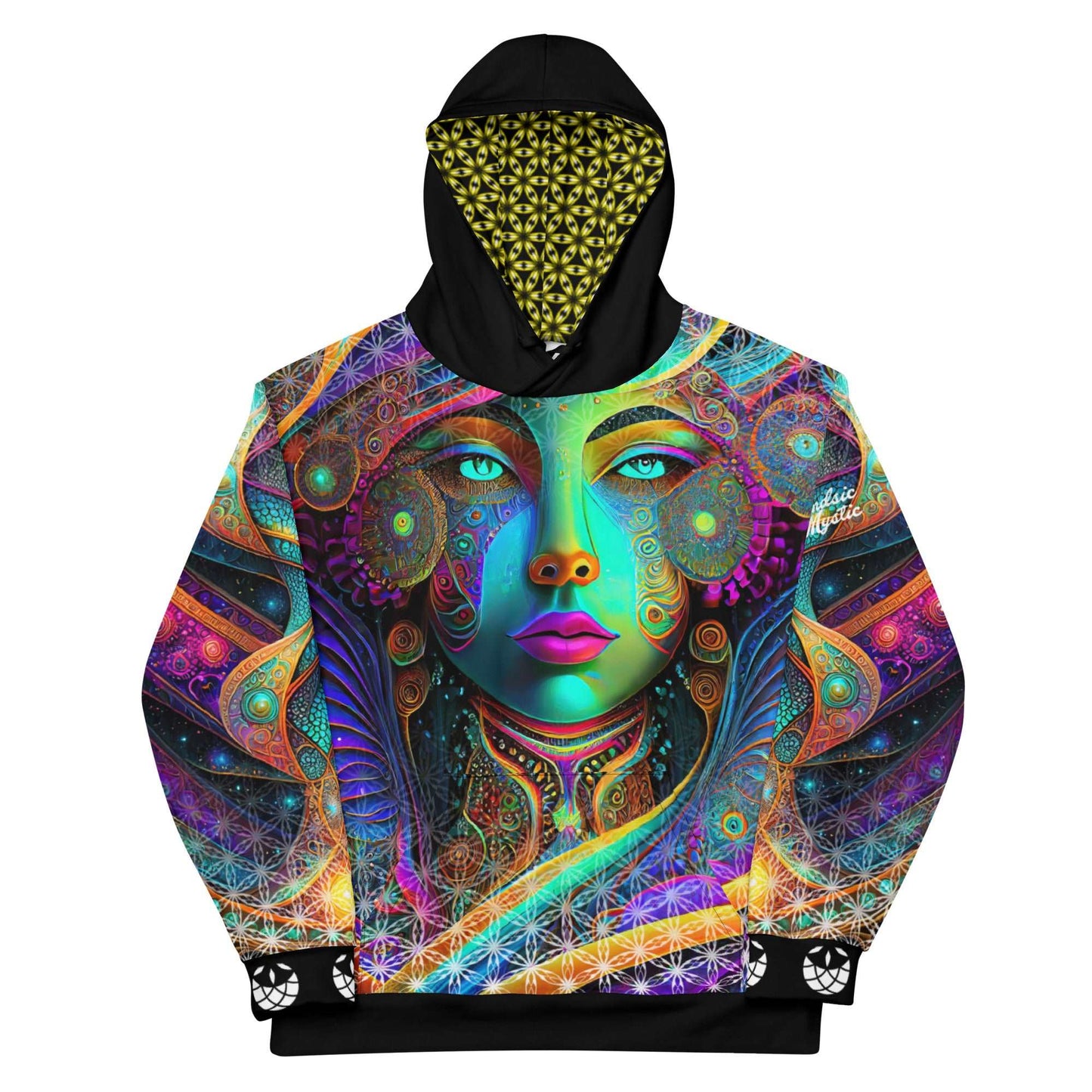 Cosmic DNA Restoration Sacred Geometry Unisex Hoodie