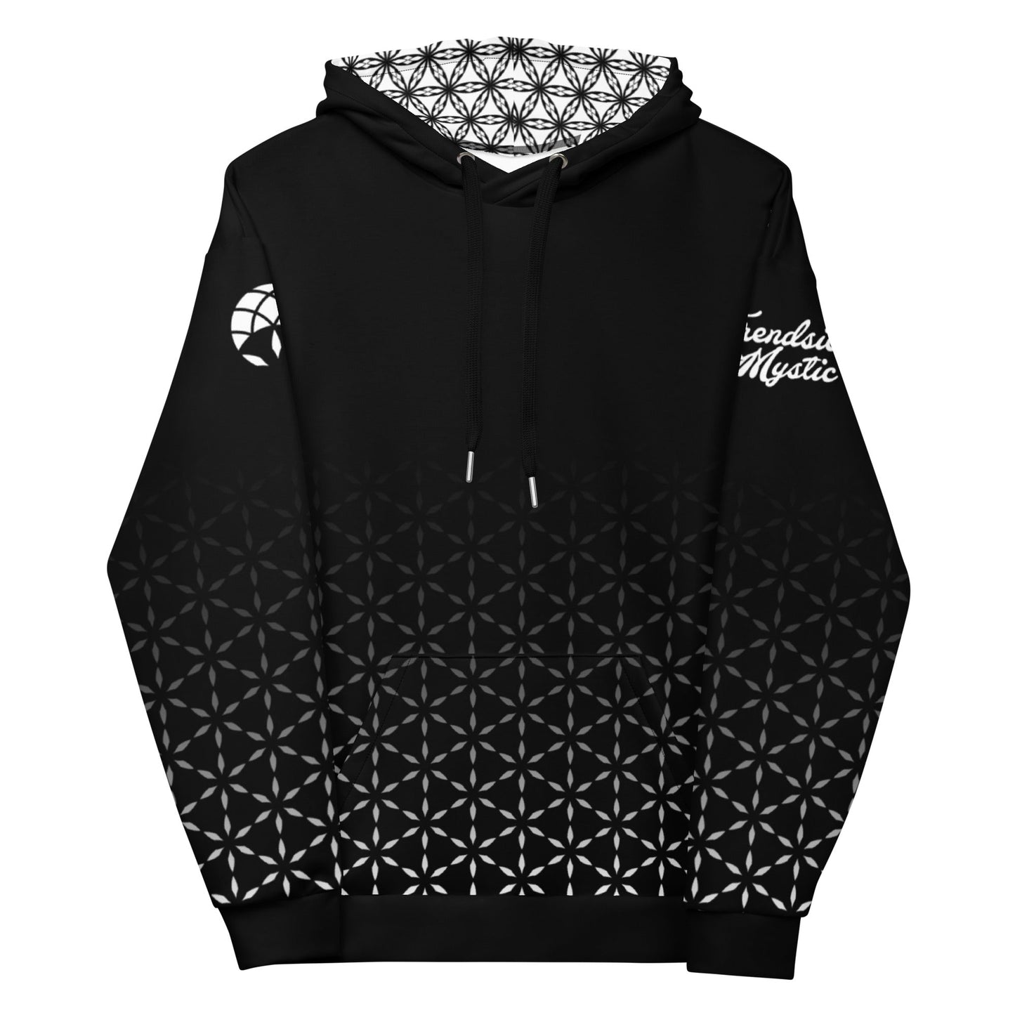 Great Skots | Unisex Cosmic Plaid Sacred Geometry Hoodie