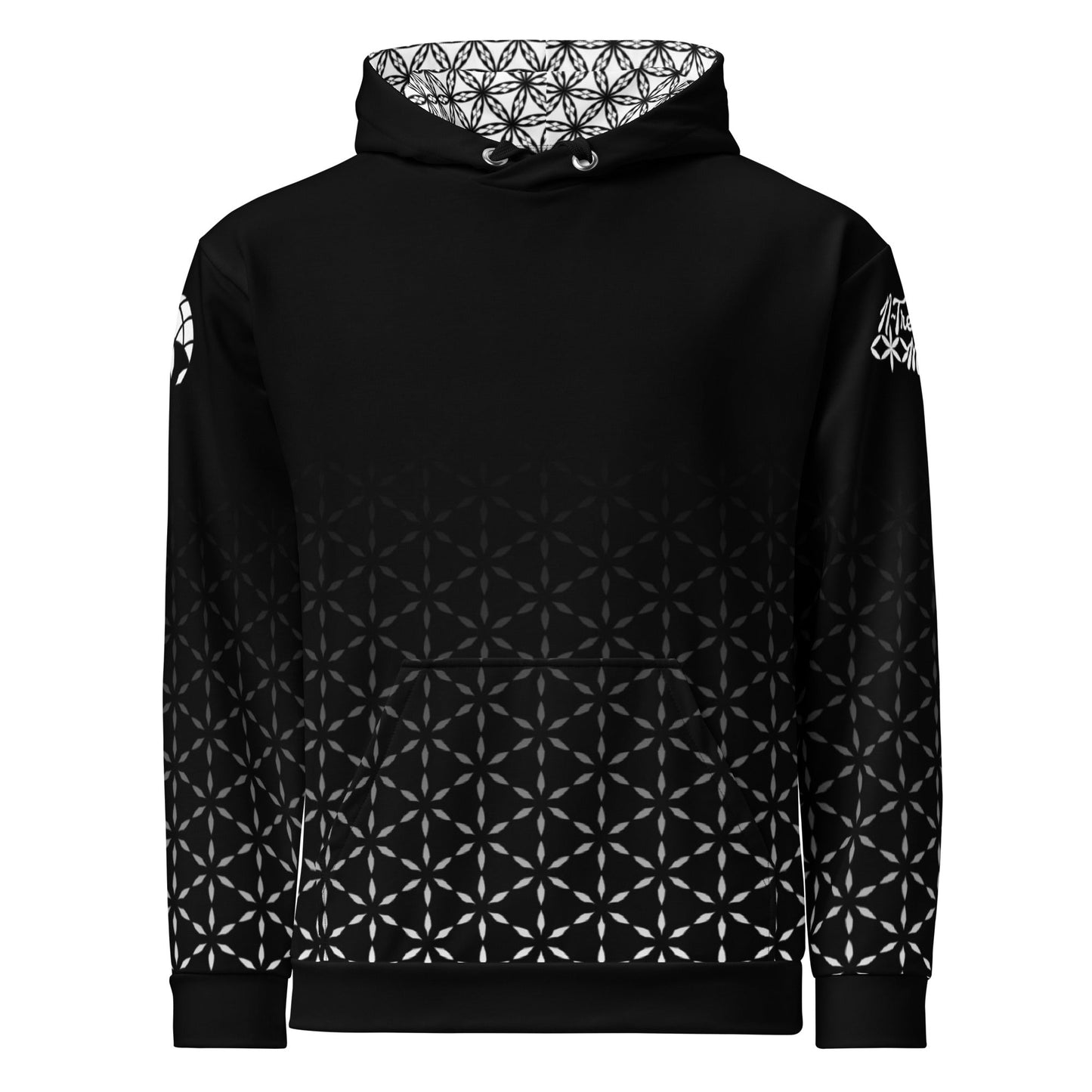 Great Skots | Unisex Cosmic Plaid Sacred Geometry Hoodie