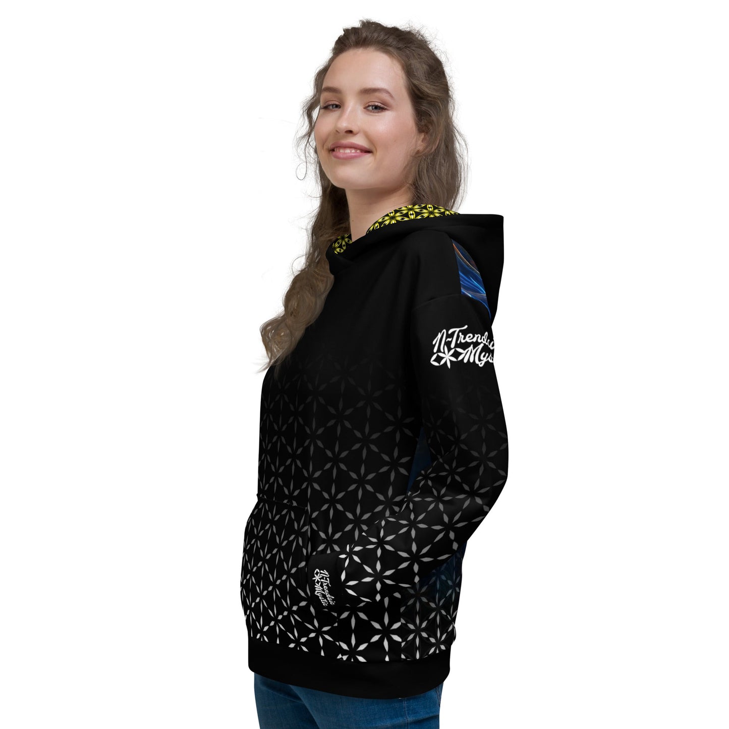 Mystic Wings Sacred Geometry Unisex Hoodie