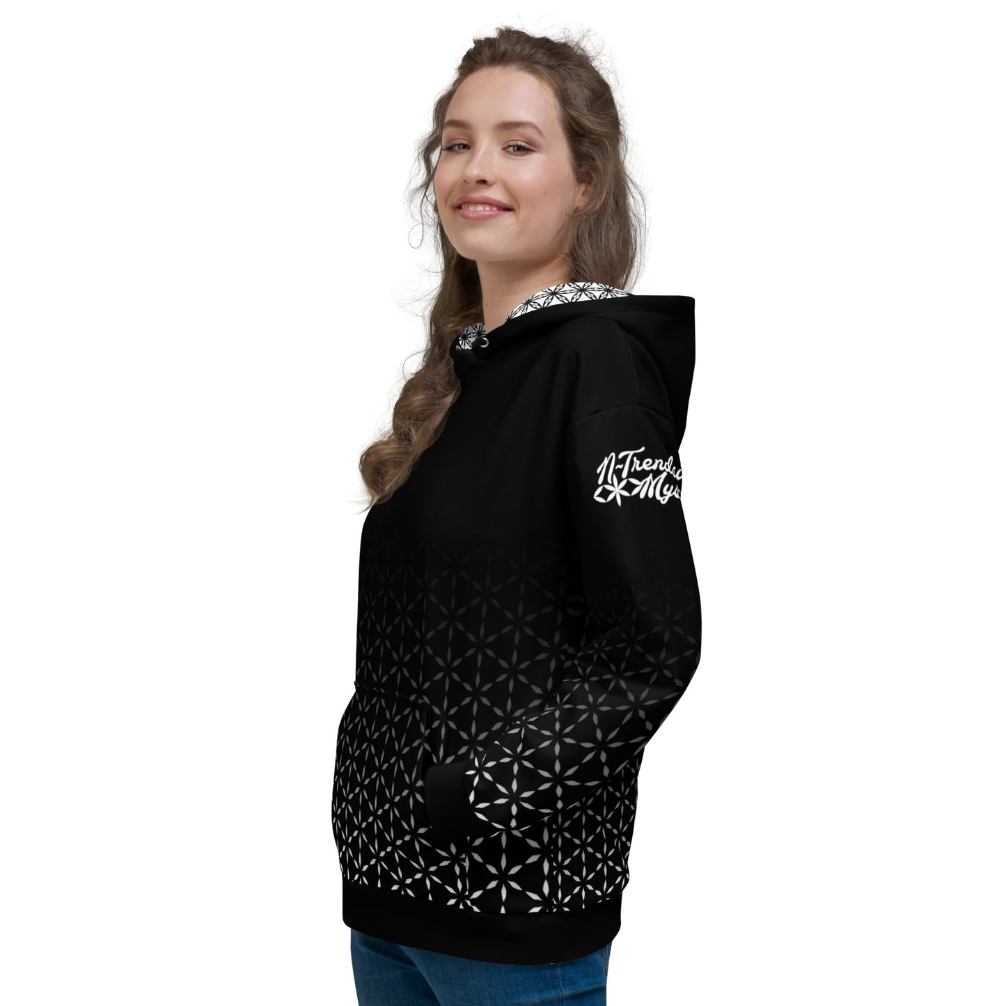 Great Skots | Unisex Cosmic Plaid Sacred Geometry Hoodie