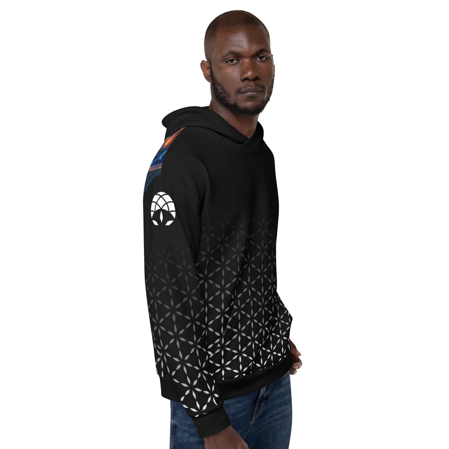 Mystic Wings Sacred Geometry Unisex Hoodie