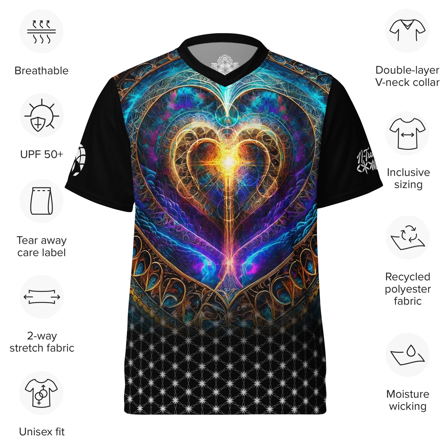 Universal Love 2.0 | Recycled Unisex Sports Jersey
