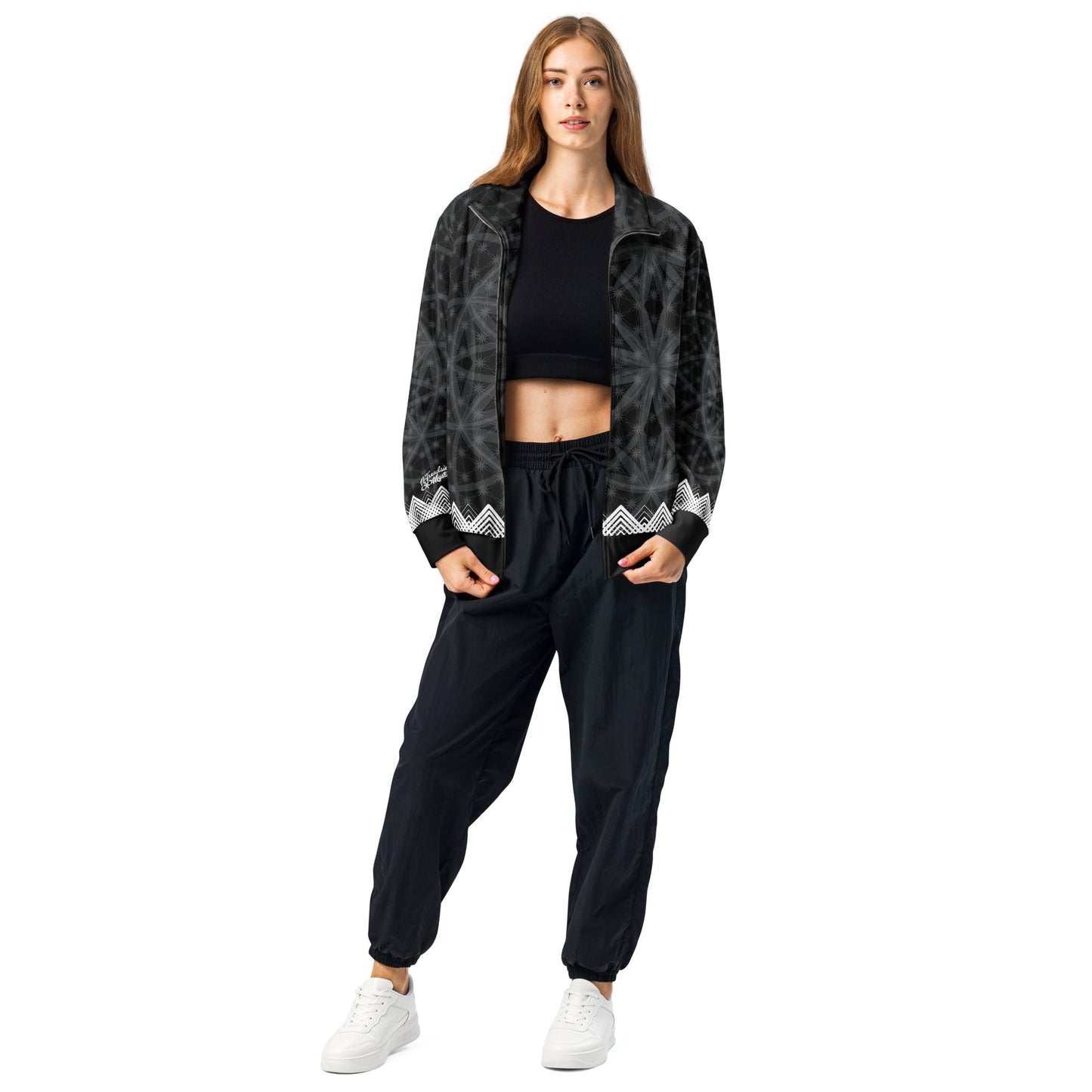 Prima Mystica — Unisex Track Jacket (Sacred Geometry Edition)
