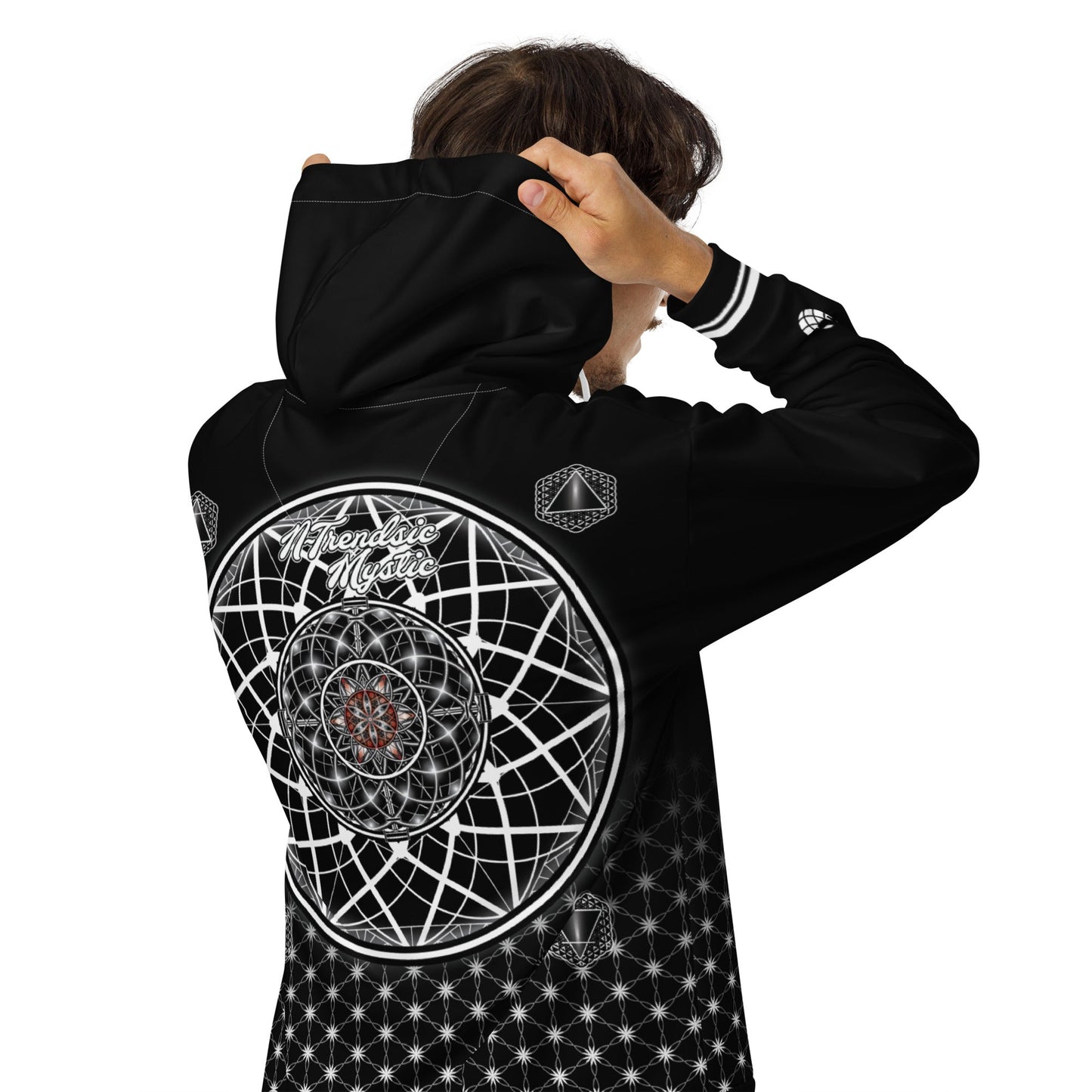 Sacred Geometry Unisex Zip Hoodie | Mystic One Design