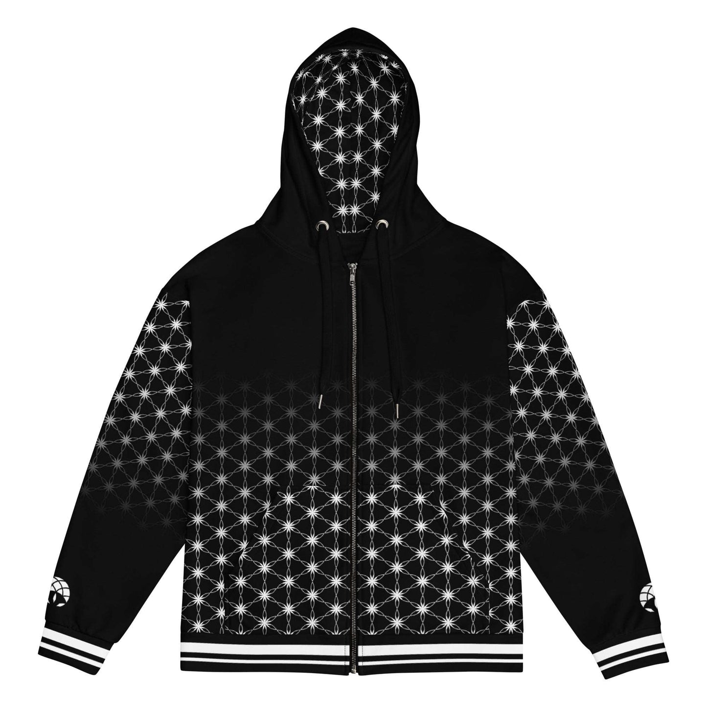 Healing Wellness Deity Sacred Geometry Unisex Zip Hoodie