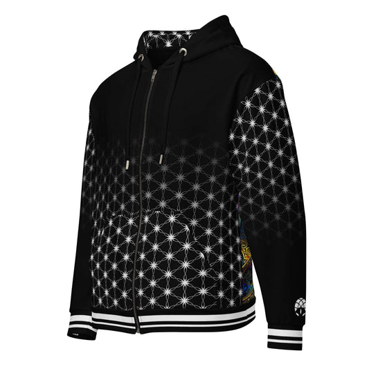 Healing Wellness Deity Sacred Geometry Unisex Zip Hoodie