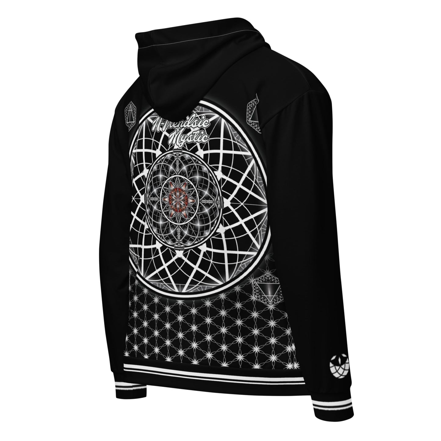 Sacred Geometry Unisex Zip Hoodie | Mystic One Design