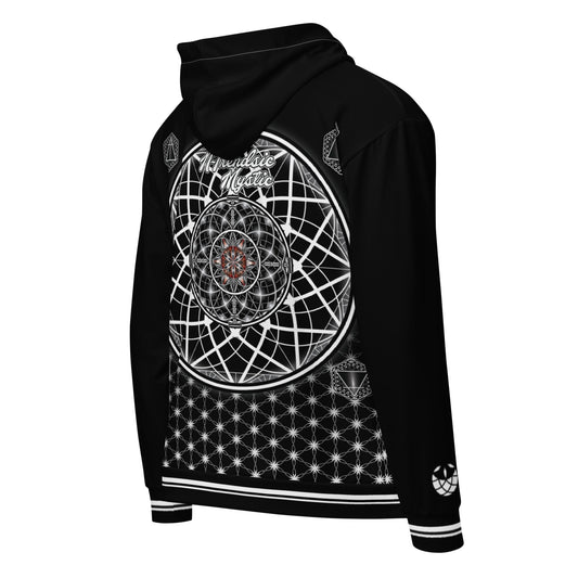 Sacred Geometry Unisex Zip Hoodie | Mystic One Design