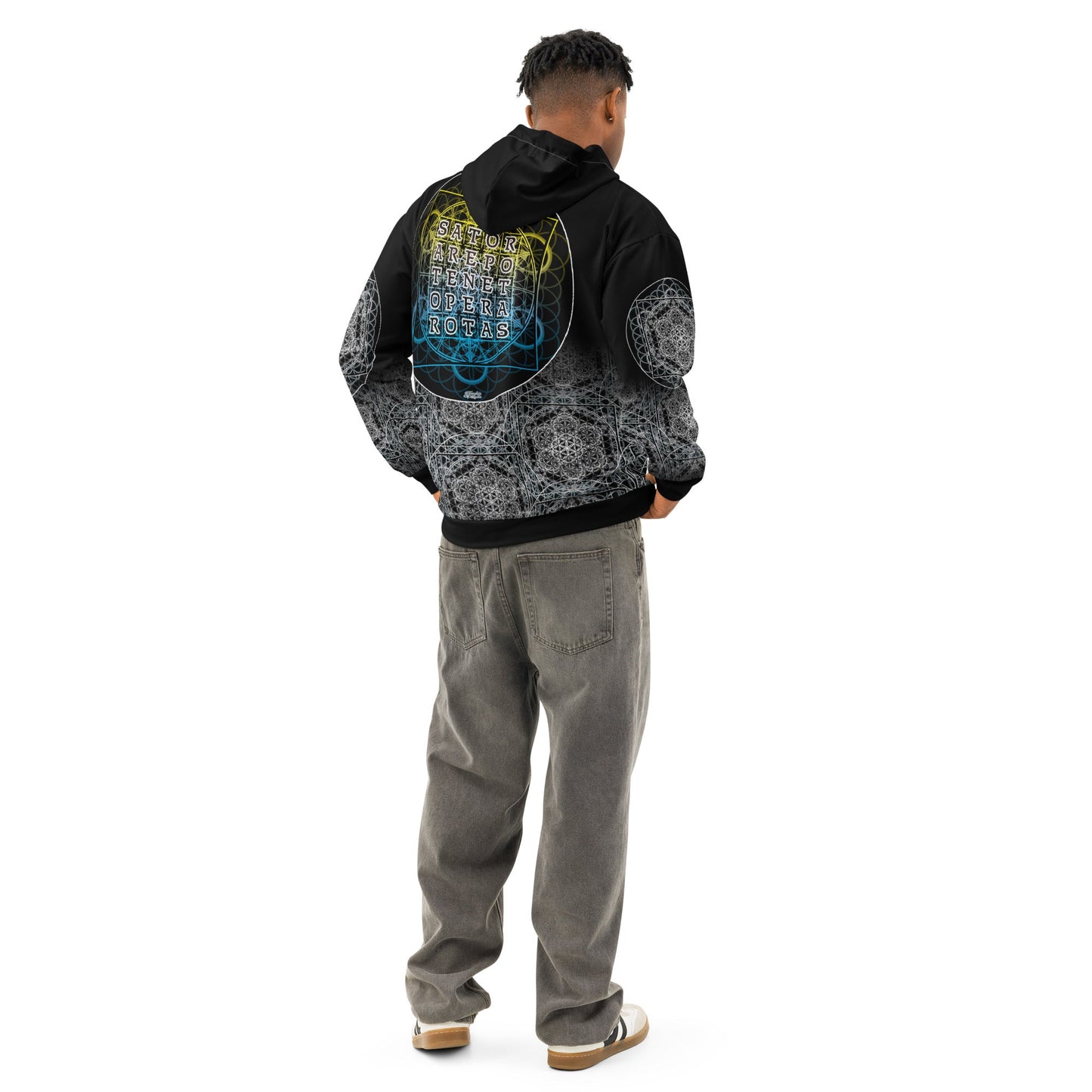 SATOR Cipher Unisex Cotton AOP Hoodie | NTrendSic Mystic