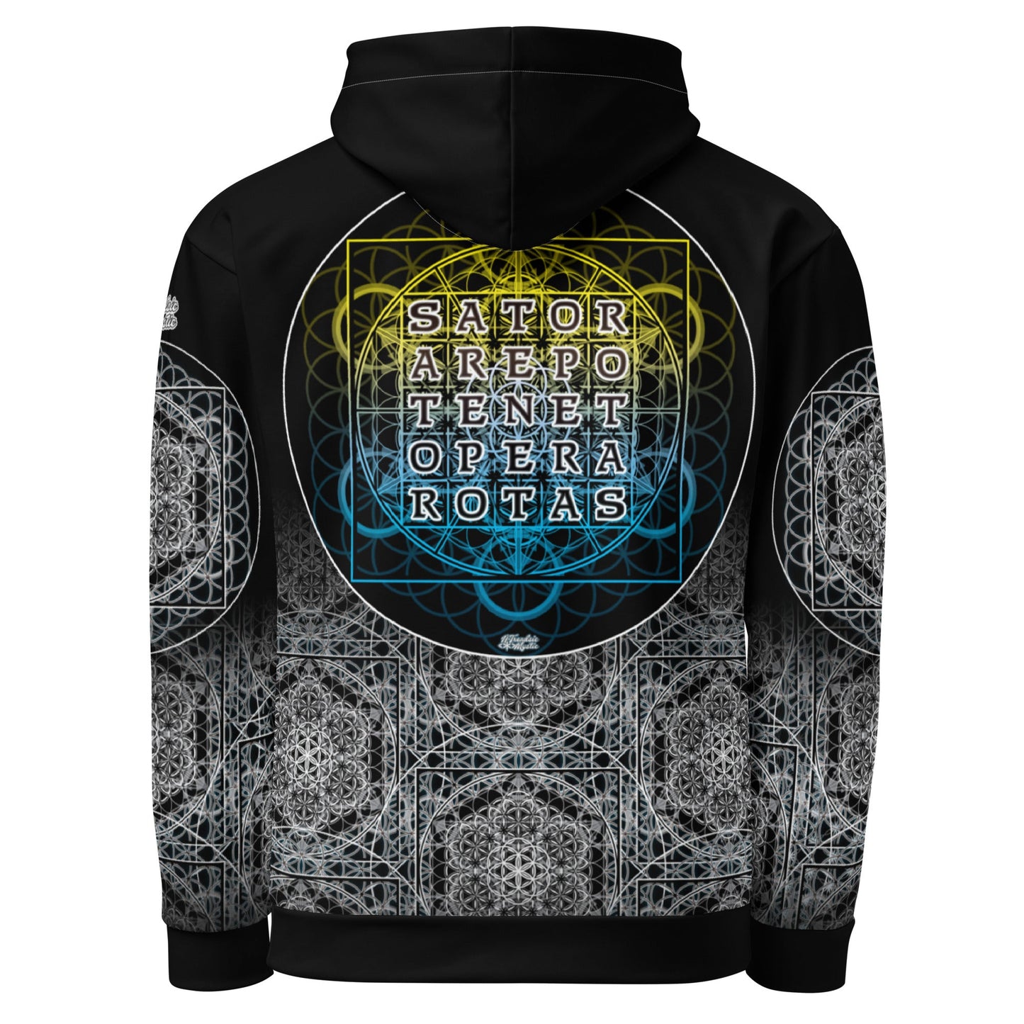 SATOR Cipher Unisex Cotton AOP Hoodie | NTrendSic Mystic