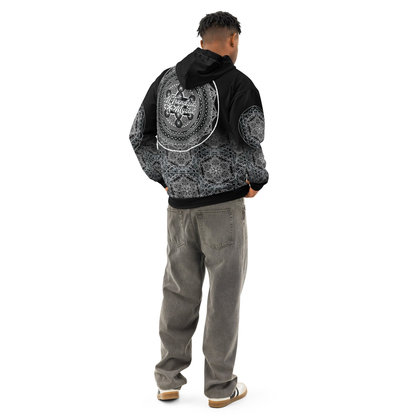 Keystone Matrix | Unisex Cotton AOP Hoodie | NTrendSic Mystic