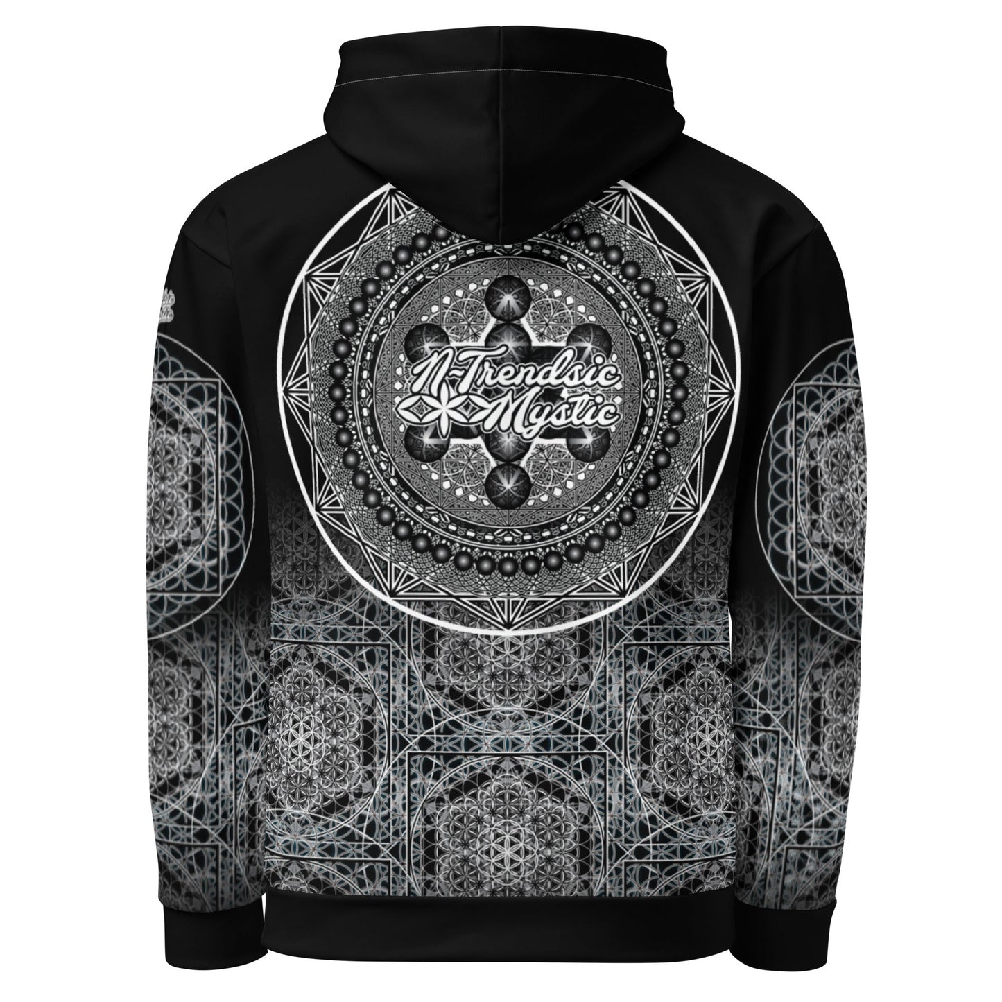 Keystone Matrix | Unisex Cotton AOP Hoodie | NTrendSic Mystic