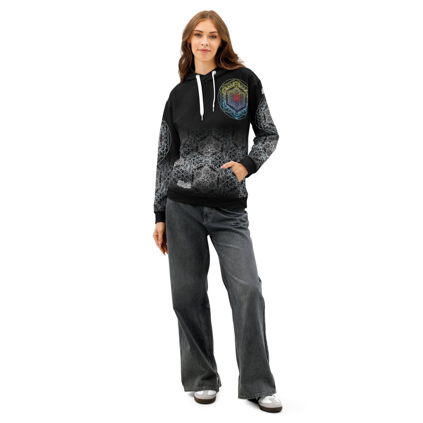 SATOR Cipher Unisex Cotton AOP Hoodie | NTrendSic Mystic