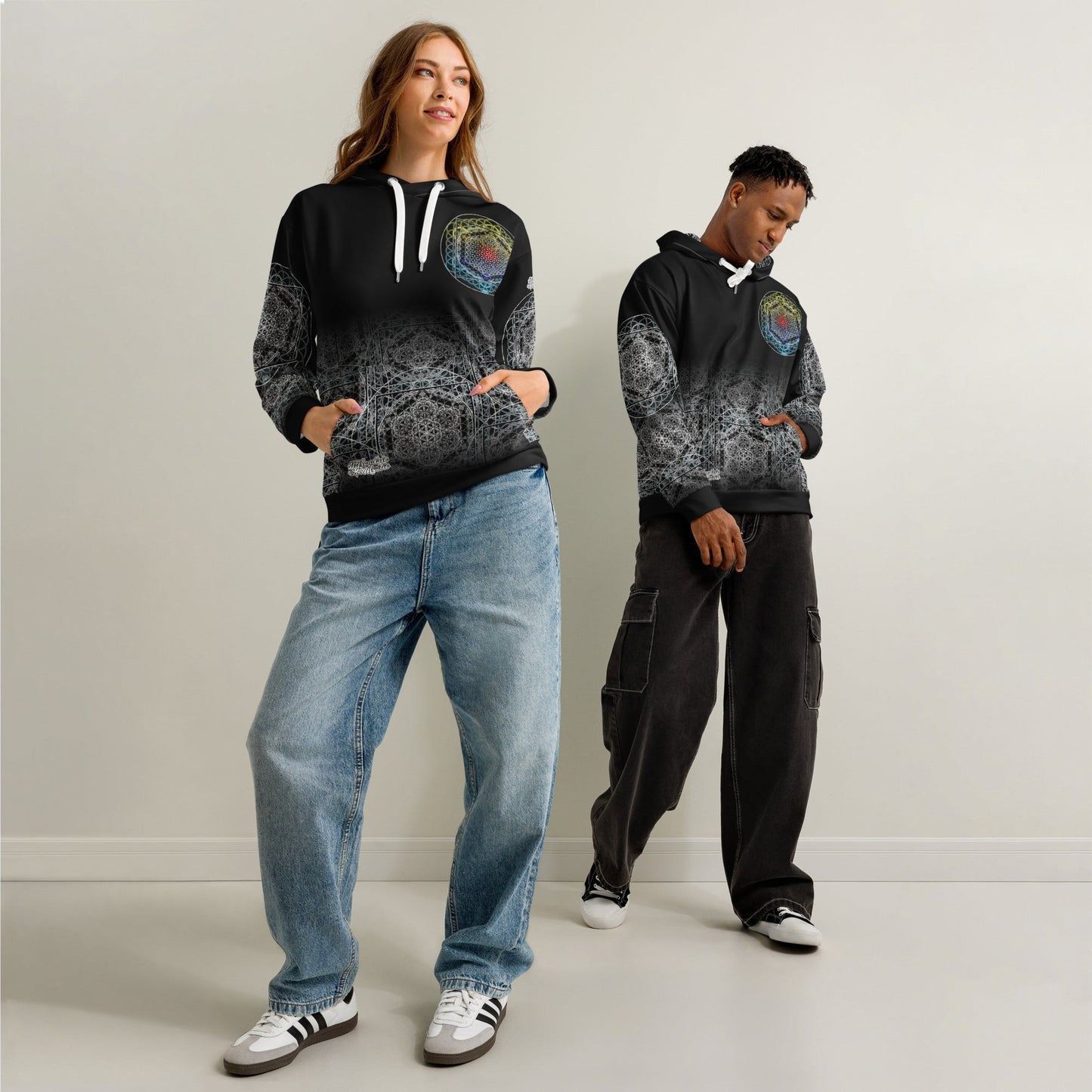 SATOR Cipher Unisex Cotton AOP Hoodie | NTrendSic Mystic