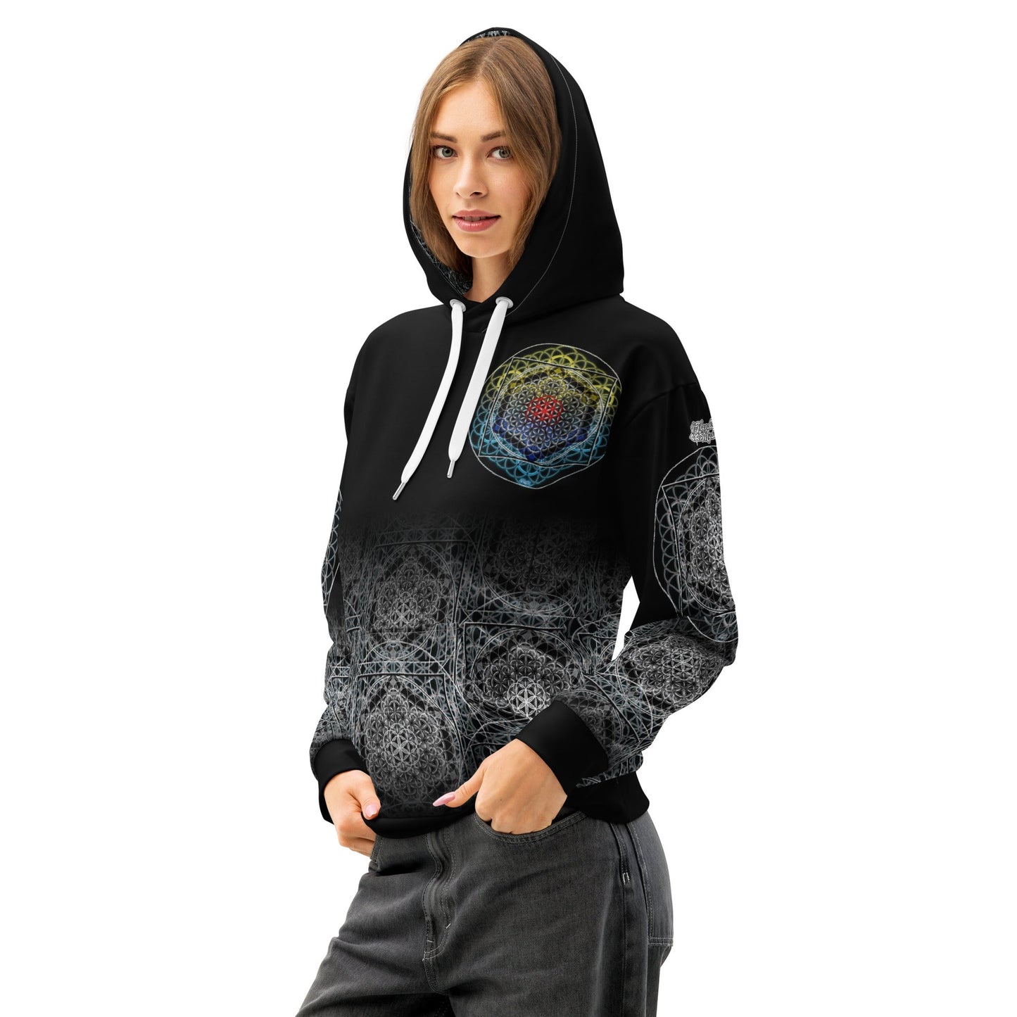 SATOR Cipher Unisex Cotton AOP Hoodie | NTrendSic Mystic