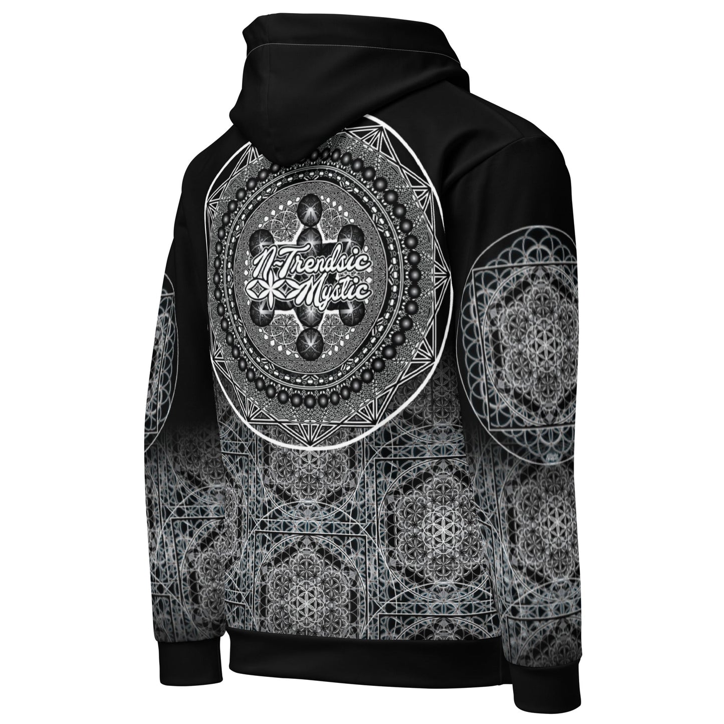 Keystone Matrix | Unisex Cotton AOP Hoodie | NTrendSic Mystic