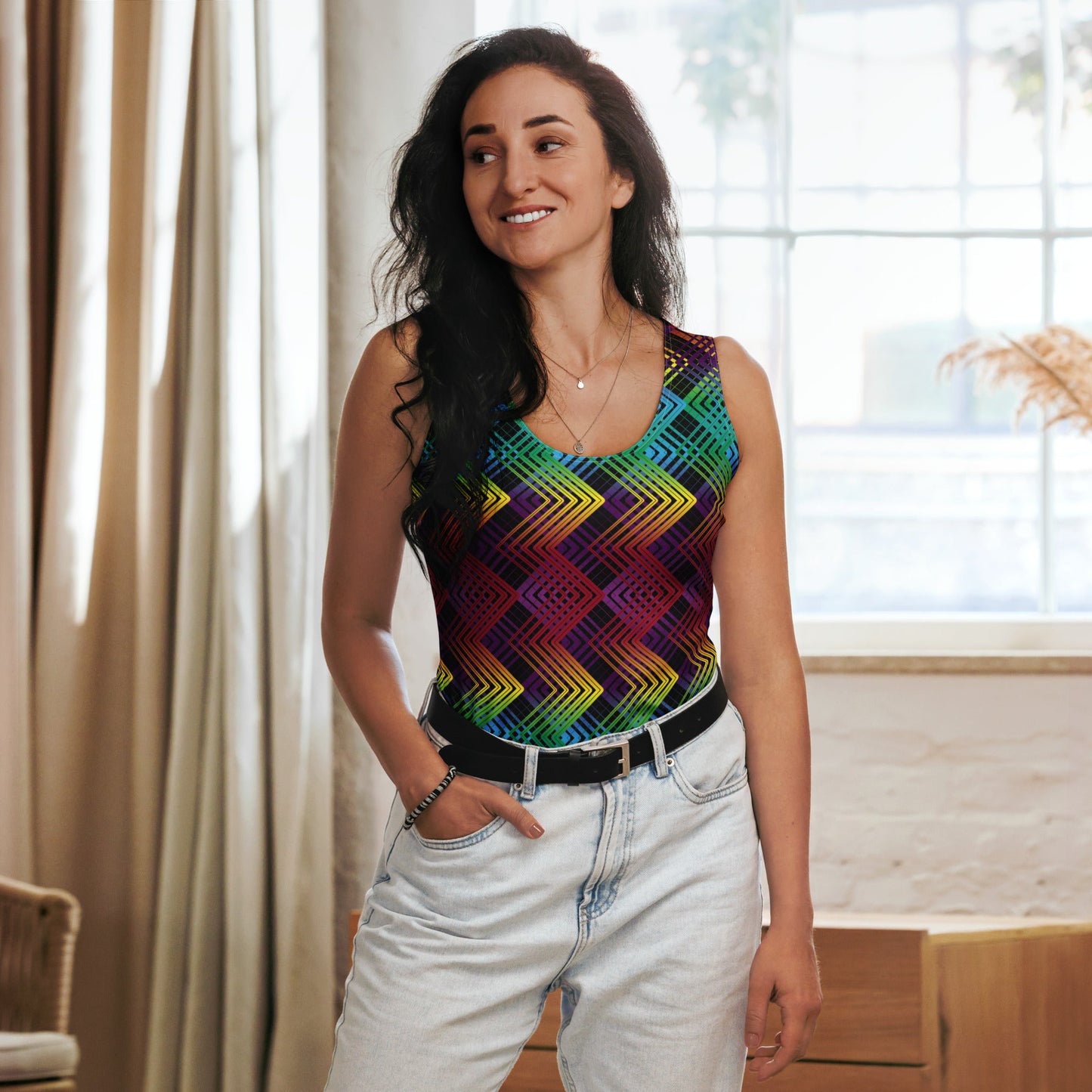 Chakra Zig-Zag | Sublimation Tank Top