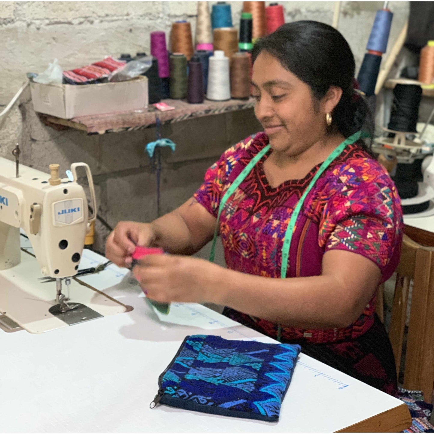 Ana Vegan Leather Huipil Coin Purse - Guatemala