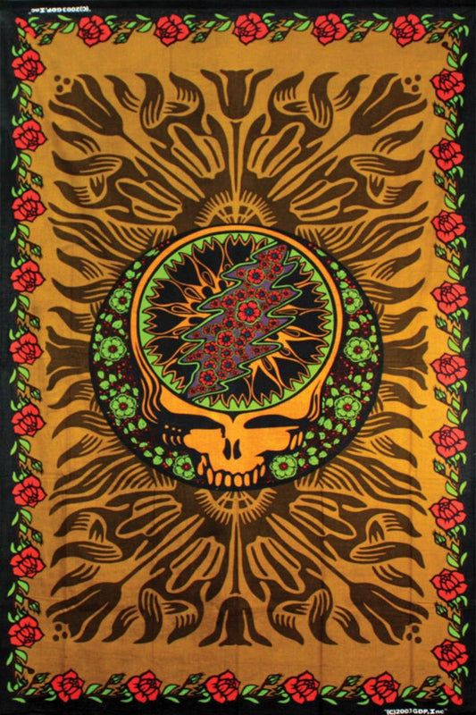 Grateful Dead SYF & Roses Tapestry Hippie Tapestries Dorm: 60x90 Inches