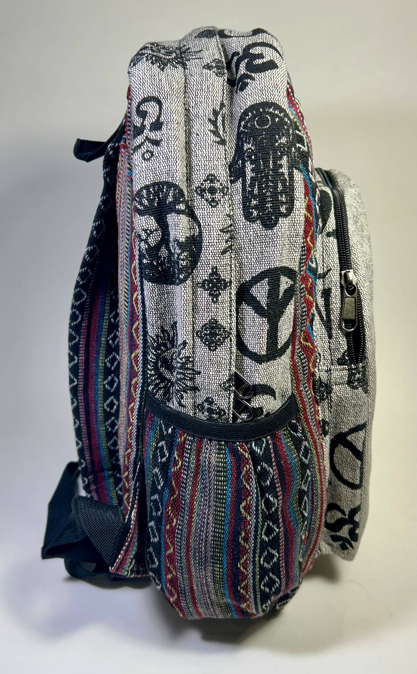 Large Mushroom Hemp Backpack